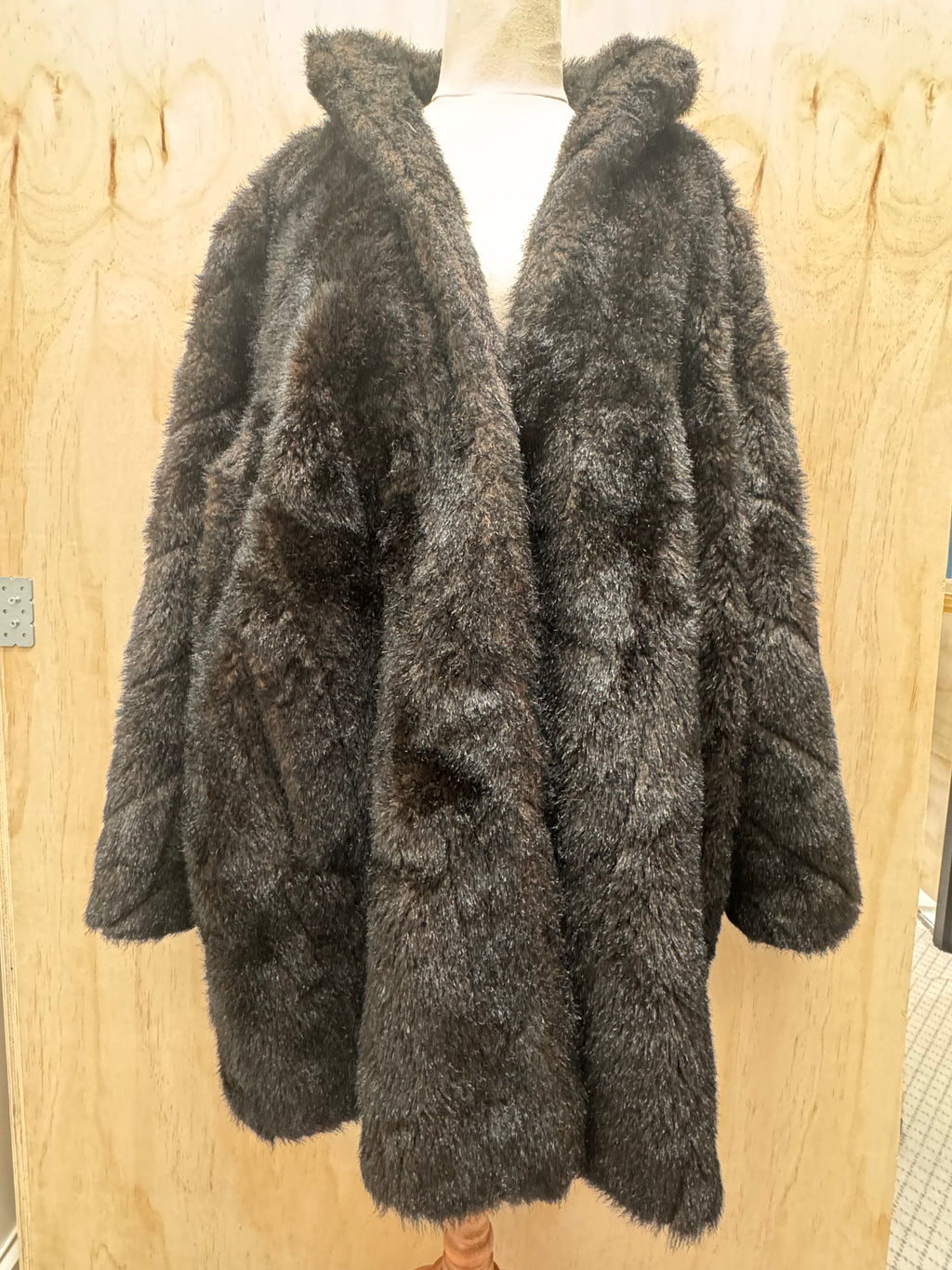 Faux Fur Jacket - No Brand - French XL