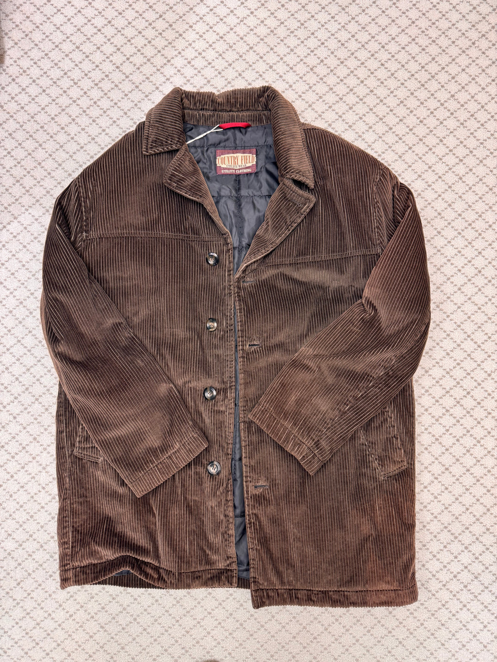 Padded Corduroy Jacket - Country Field - EU52