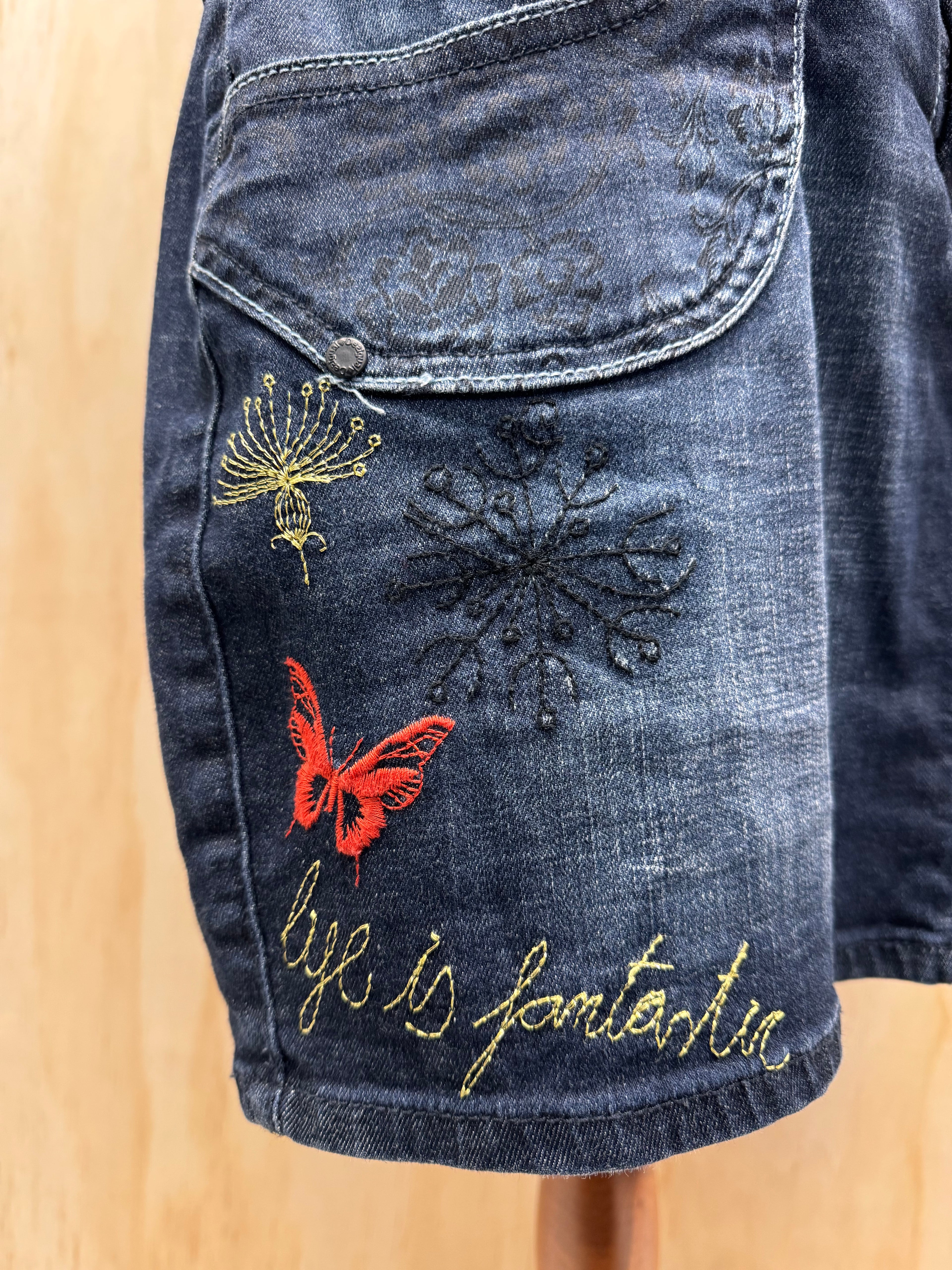 Denim Button-up Dress - Desigual - Small