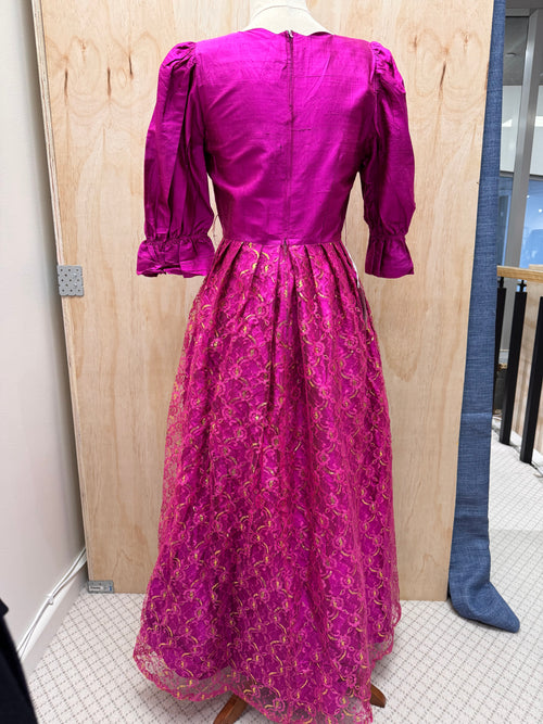 80s dress pink