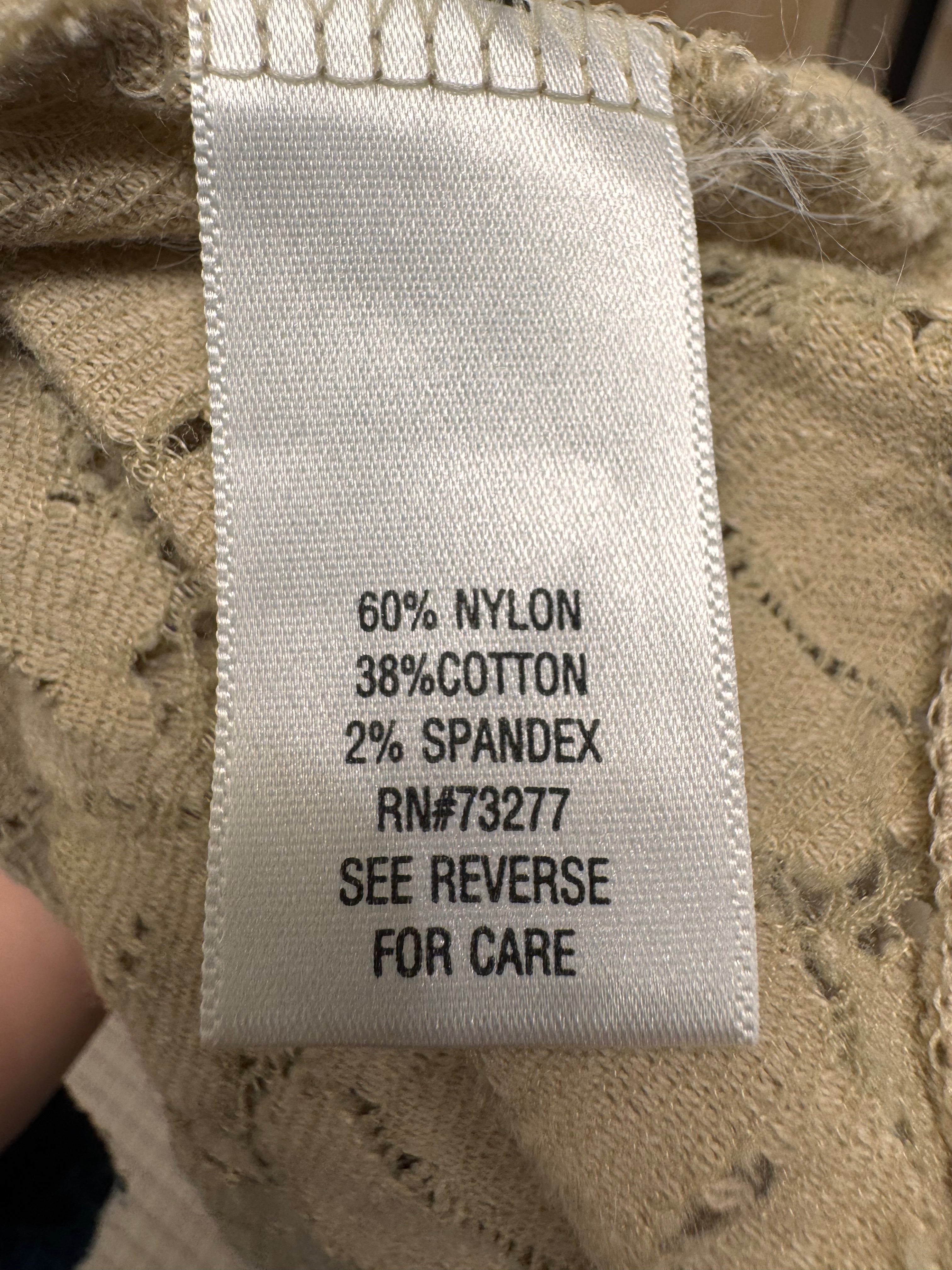 Beige lacy tie top - apt.9 - Small