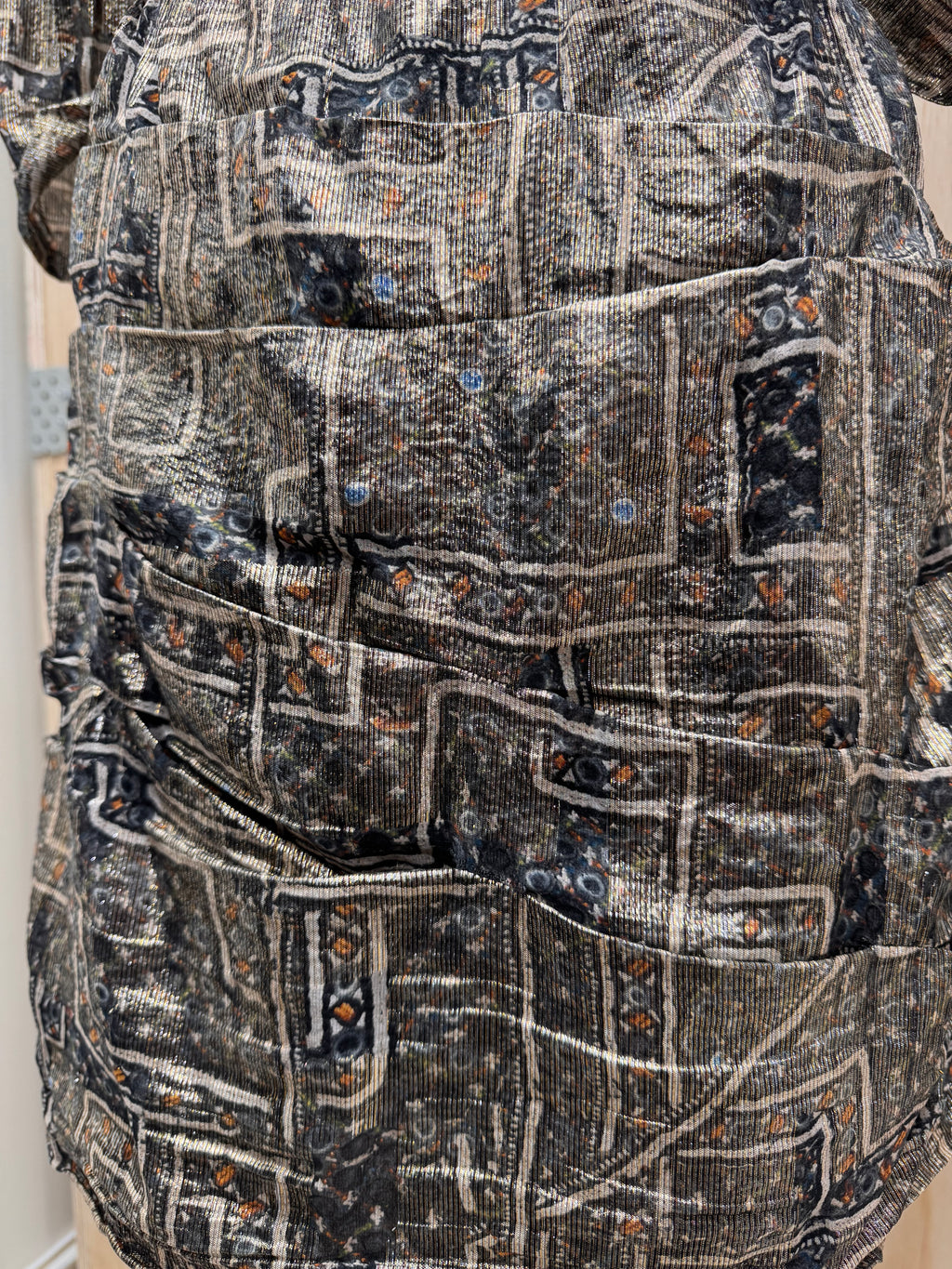 Gold Detail Dress - Isabel Marant H&M - EU40