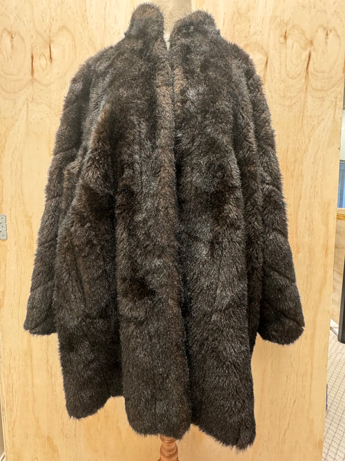 Faux Fur Jacket - No Brand - French XL