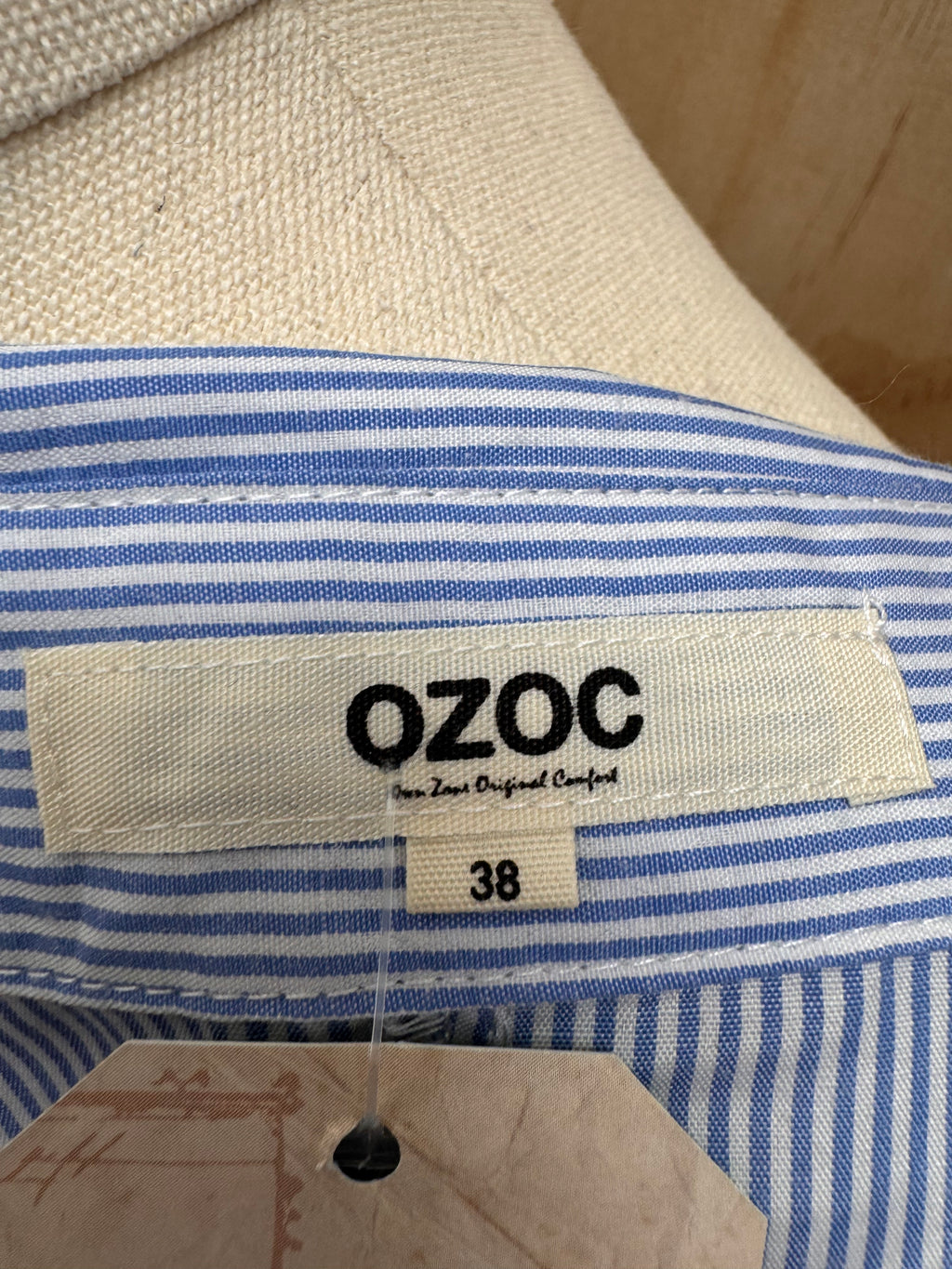Blue Stripe Blouse - OZOC - EU38