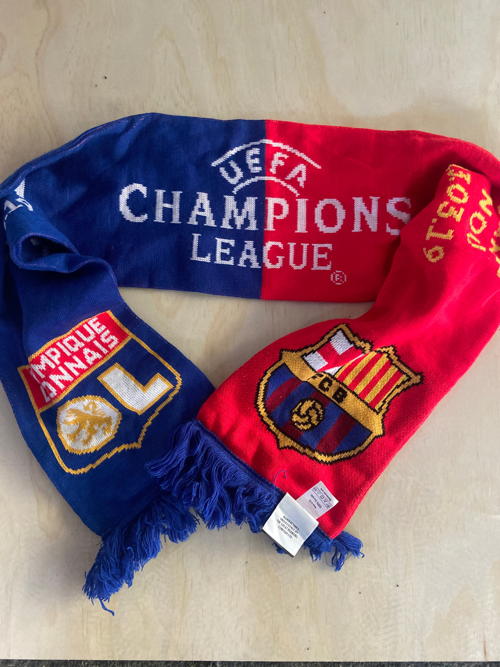 Sports Scarf - Olympique Lyonnais Champions League 2019