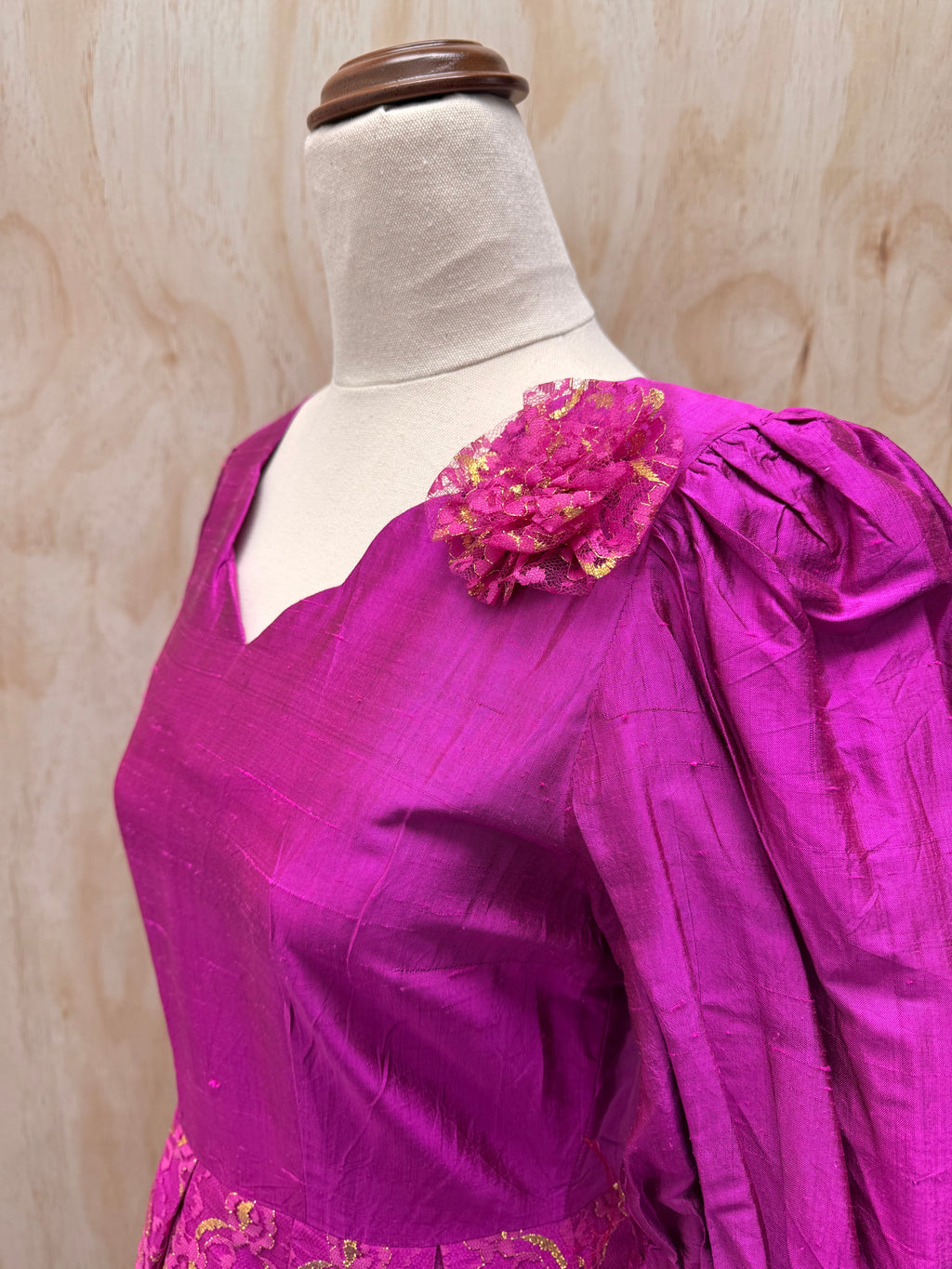 80s dress pink