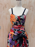 Floral midi dress size 36 - (matchs with a second dress)