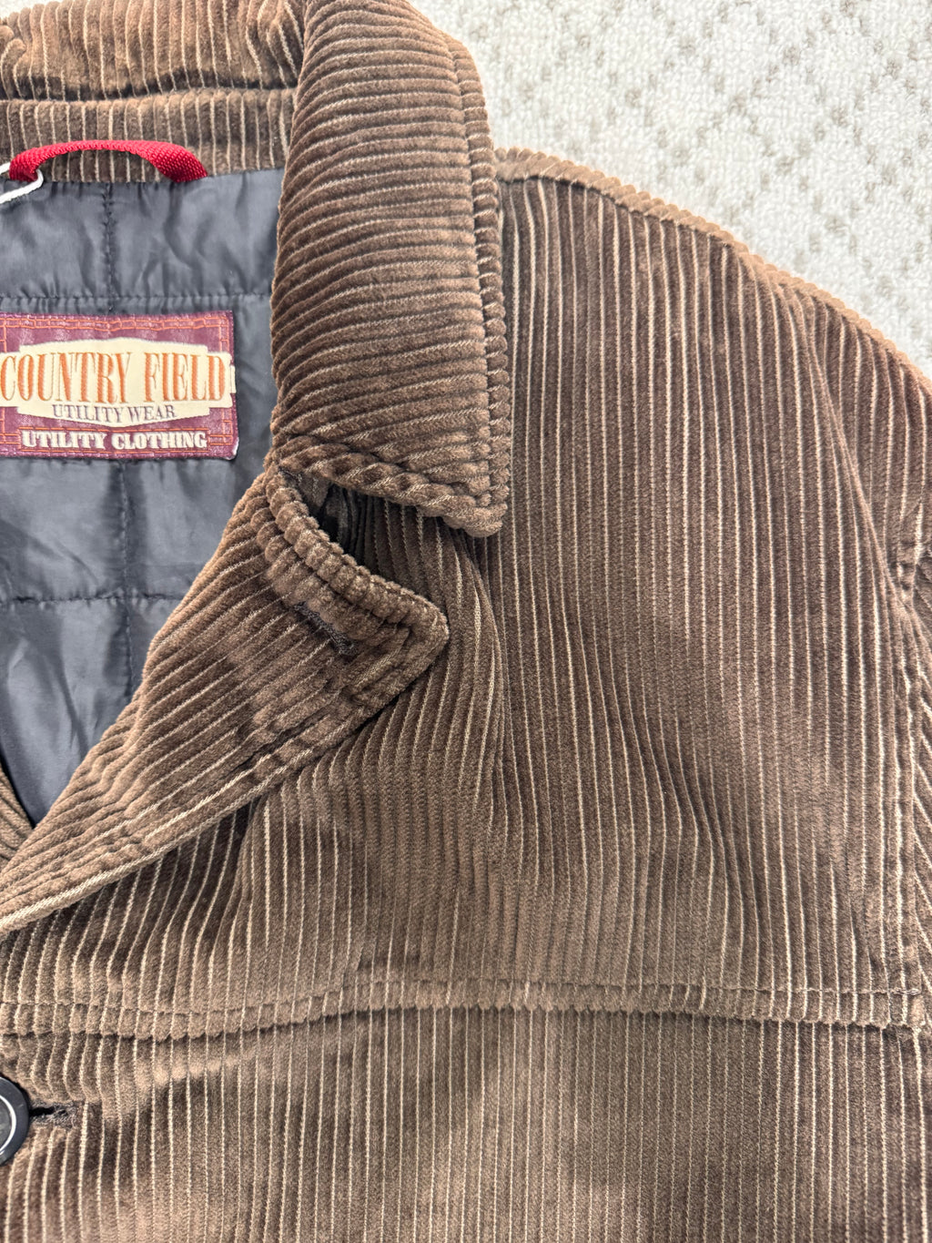 Padded Corduroy Jacket - Country Field - EU52