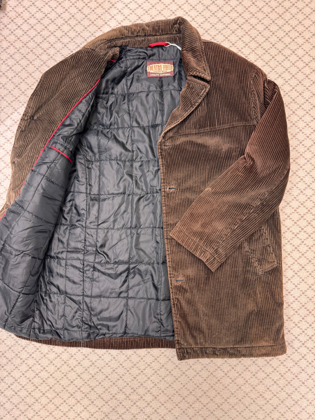 Padded Corduroy Jacket - Country Field - EU52