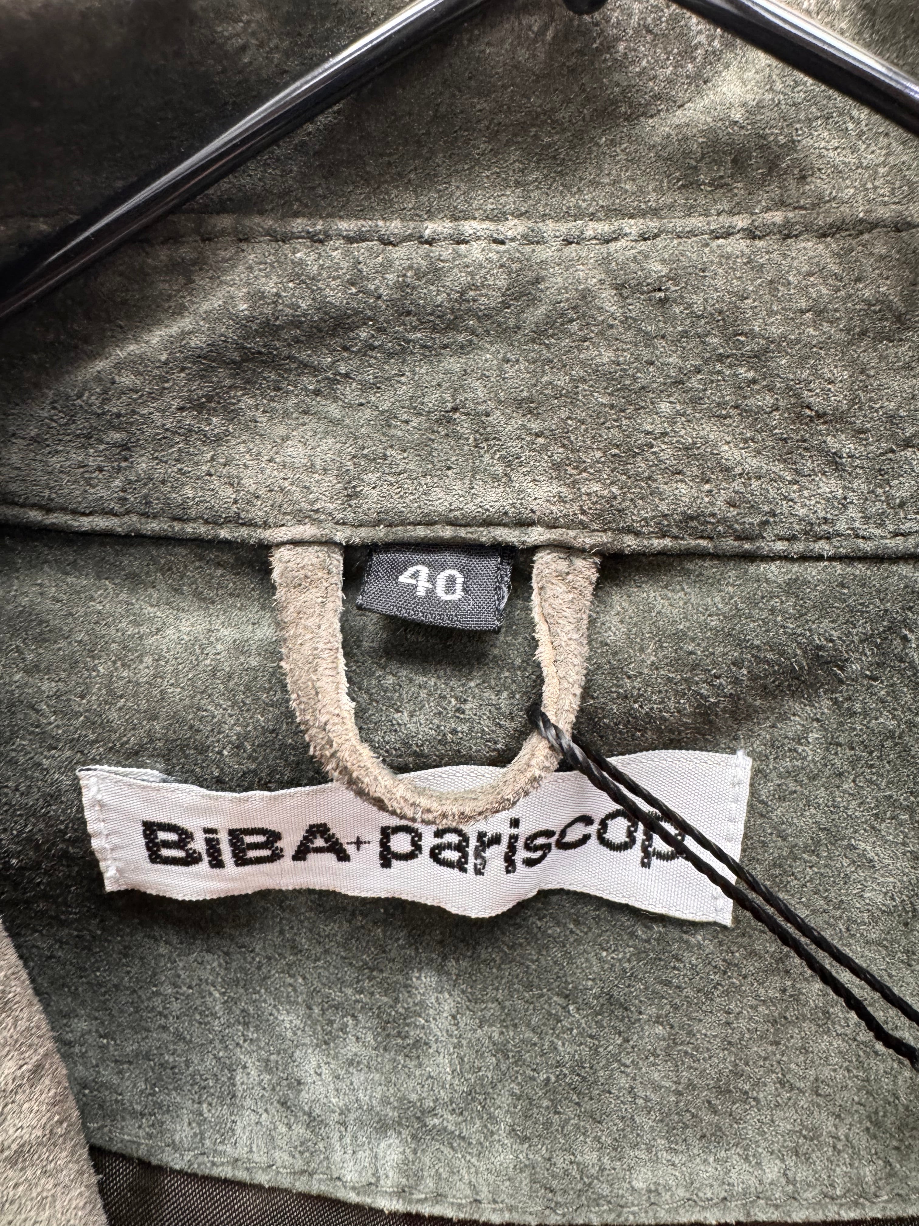 Suede Bomber Jacket - BiBA + pariscop - EU40