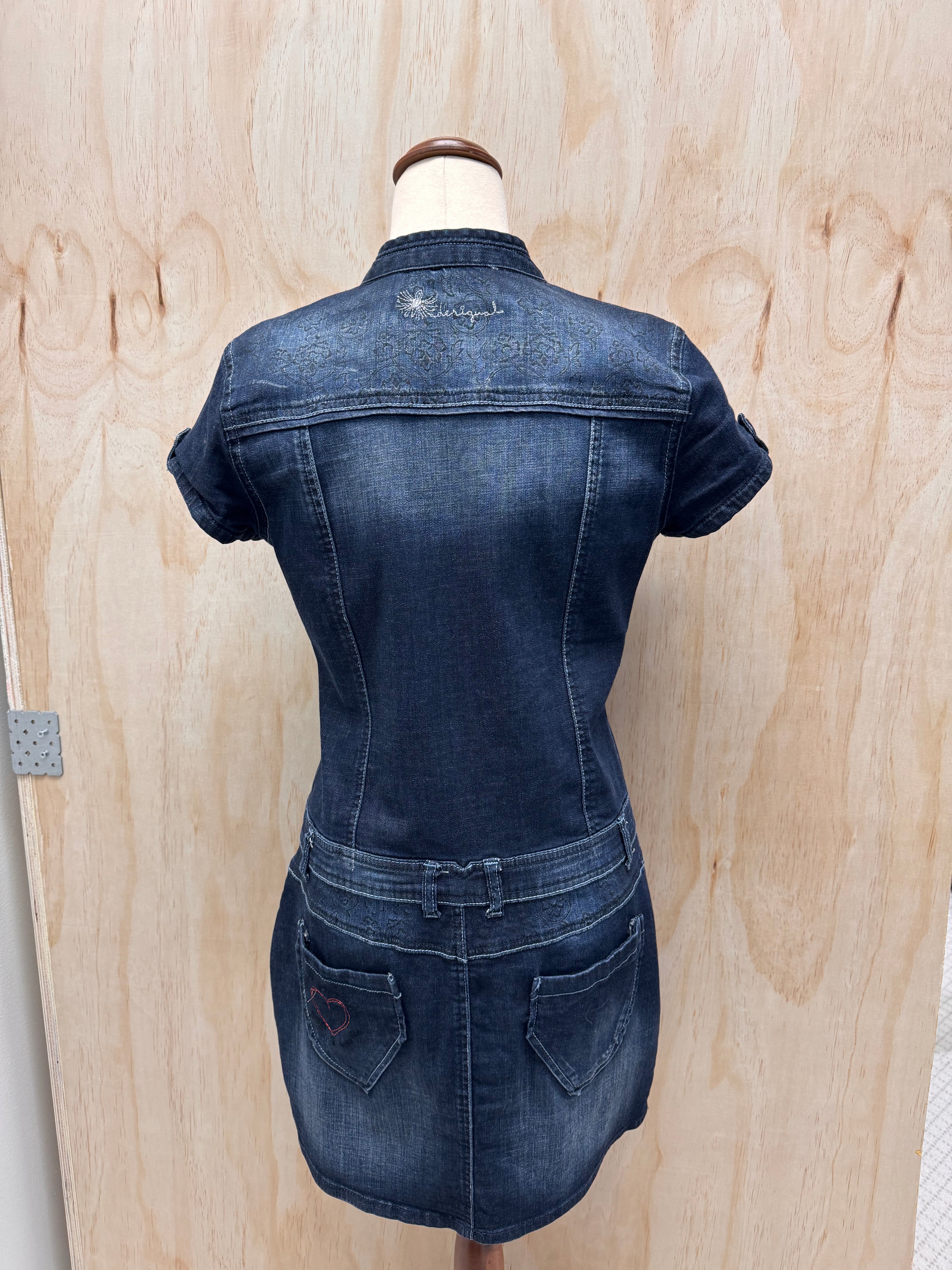 Denim Button-up Dress - Desigual - Small