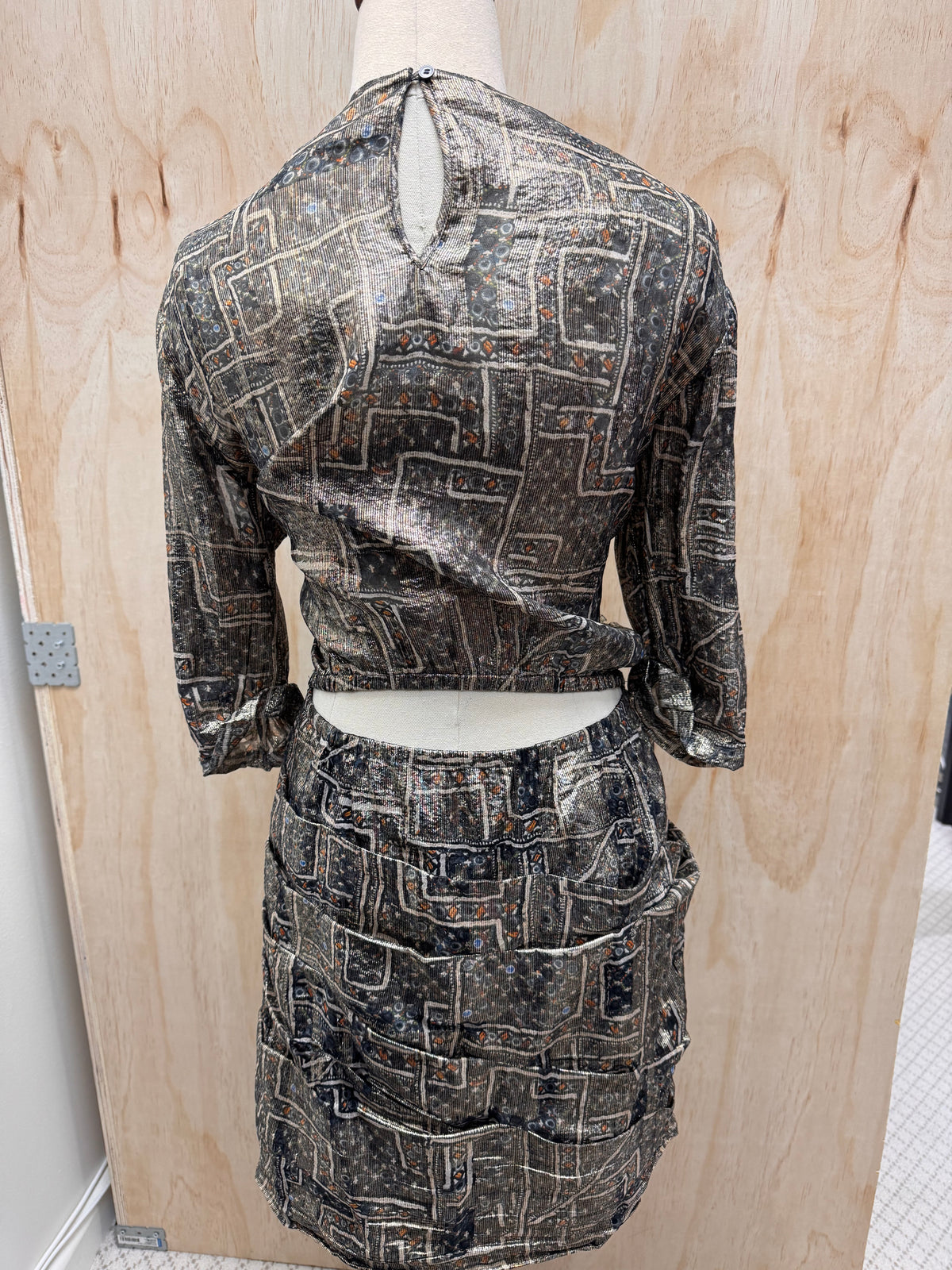 Gold Detail Dress - Isabel Marant H&M - EU40