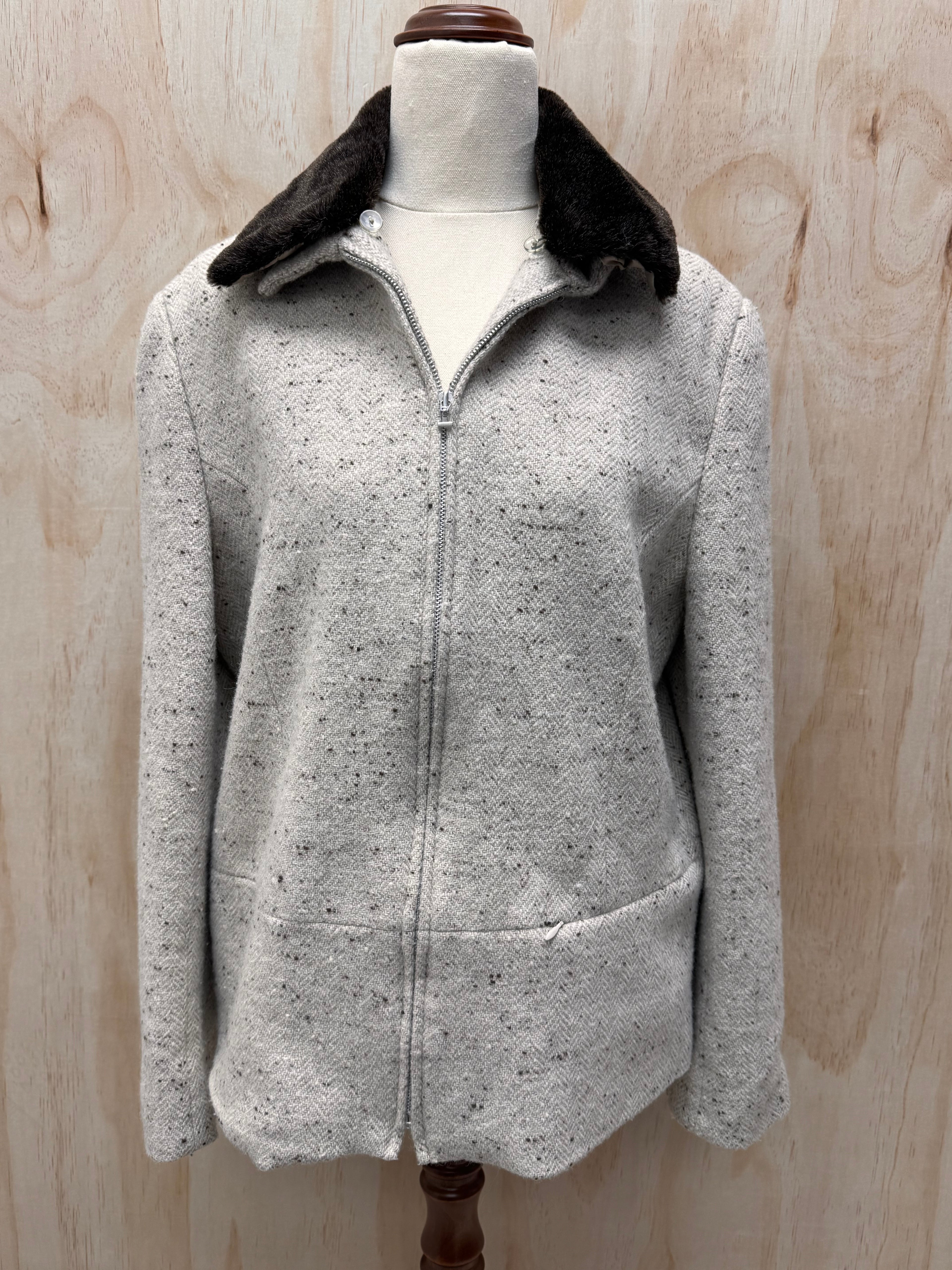 Wool mix Jacket - Authentic Clothing Company - UK16