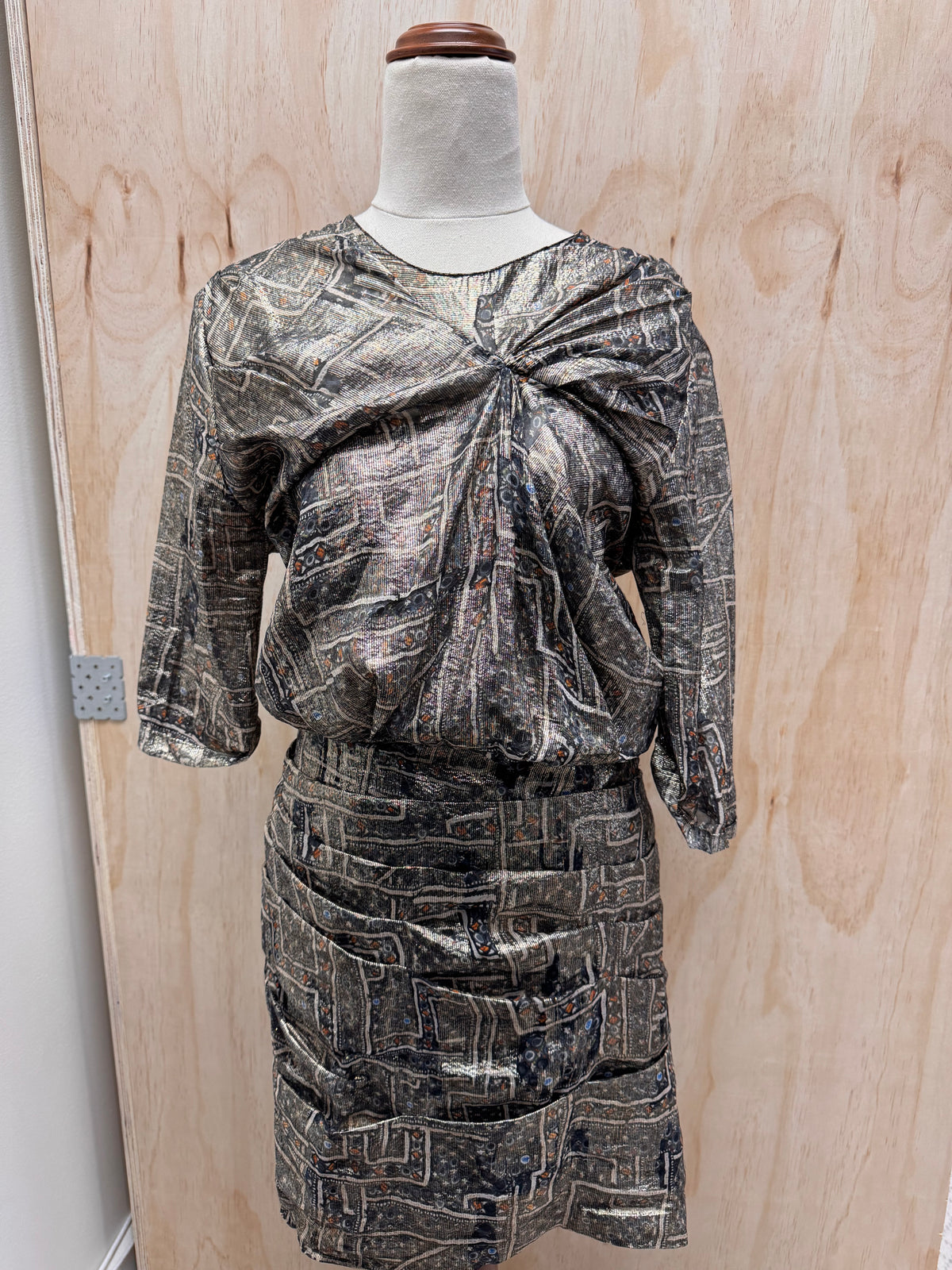 Gold Detail Dress - Isabel Marant H&M - EU40
