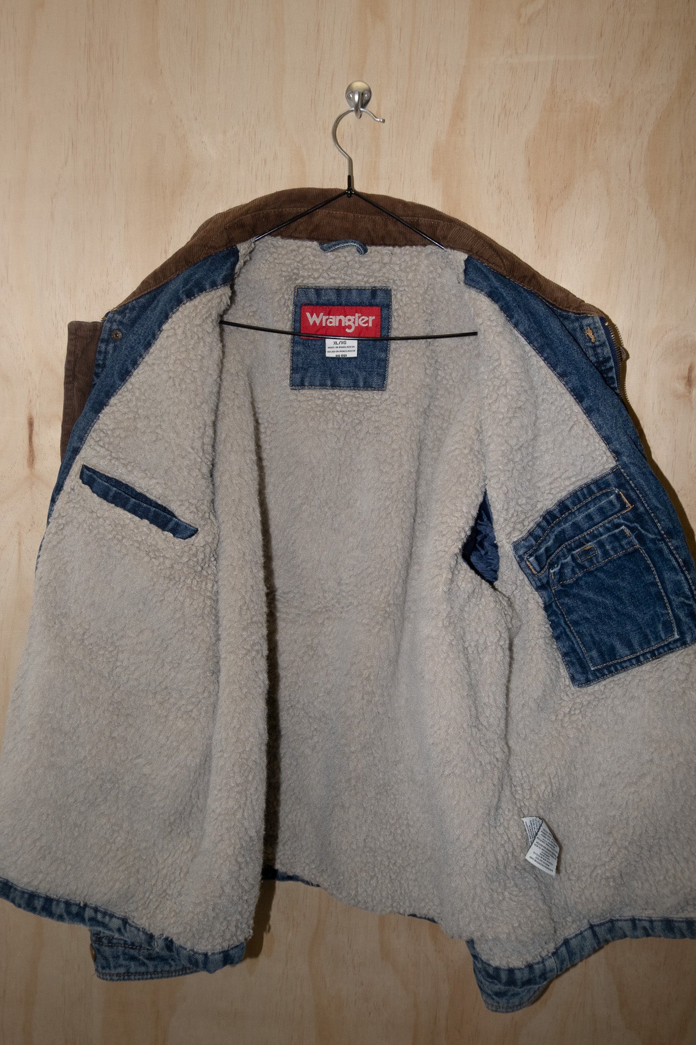 Wrangler Sherpa Cordroy Collar XL
