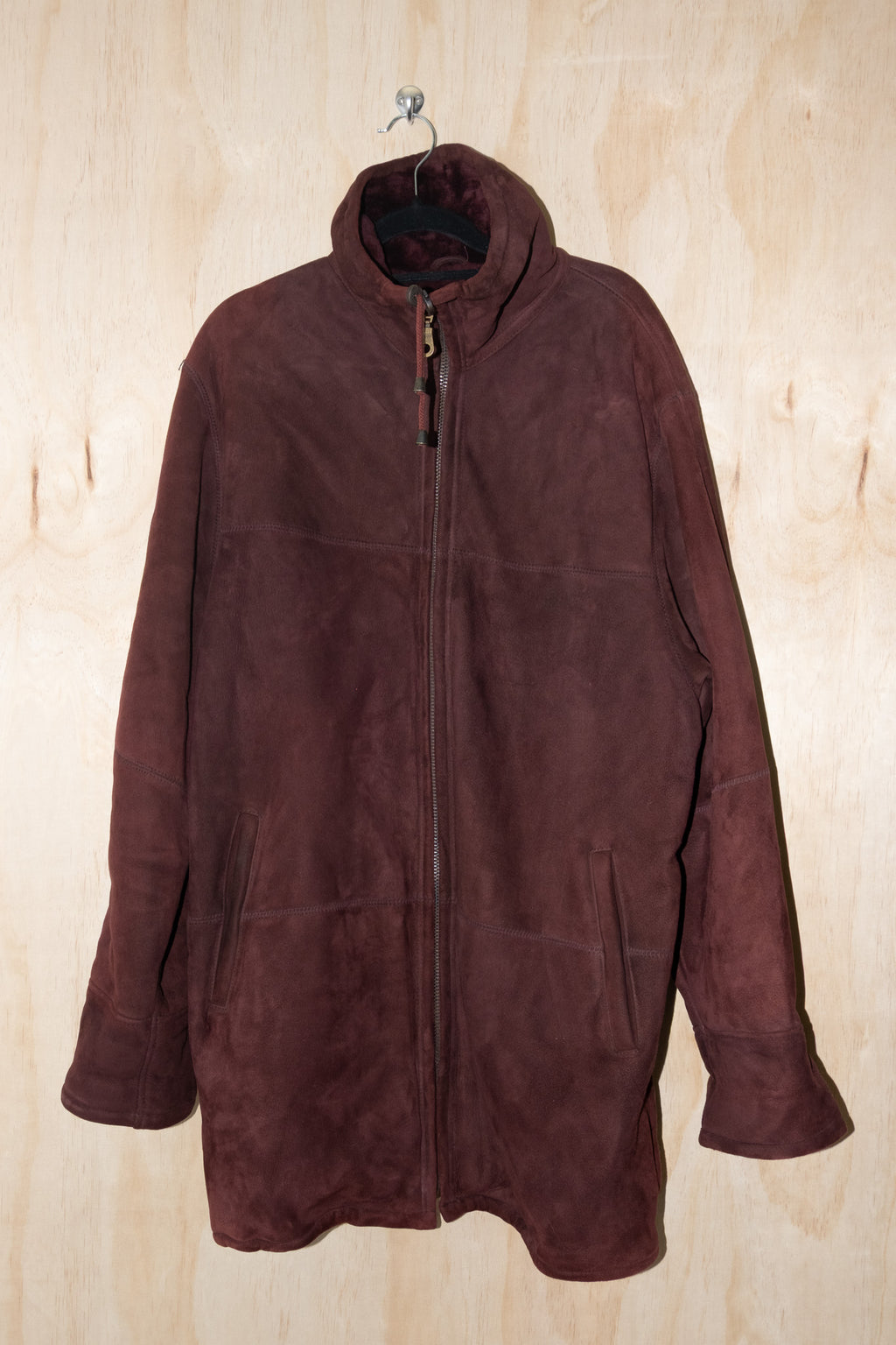 Shearling Jacket F - Burgundy
