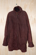 Shearling Jacket F - Burgundy