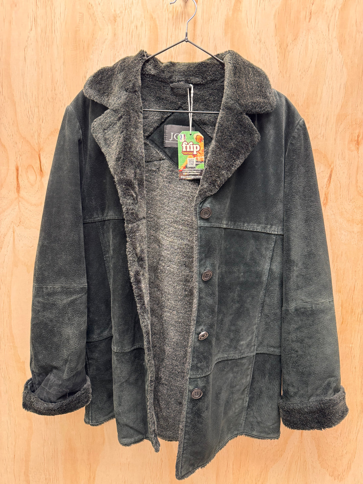 Fur lined Suede Jacket - Joy - EU38