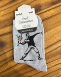 Socks - Banksy Print - Flowers