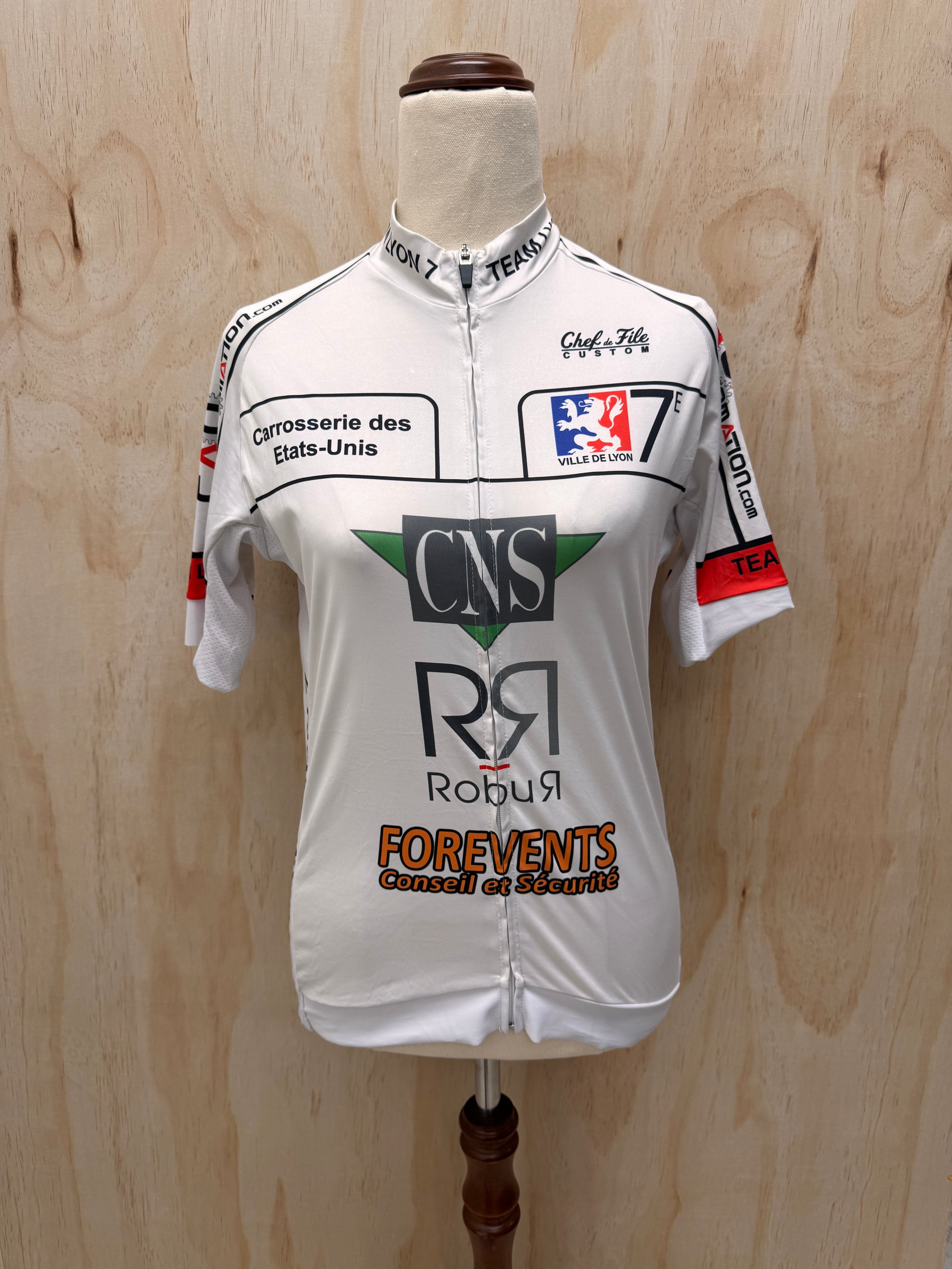 Cycling Shirt - Team Lyon 7 - Made in Italy - Size M