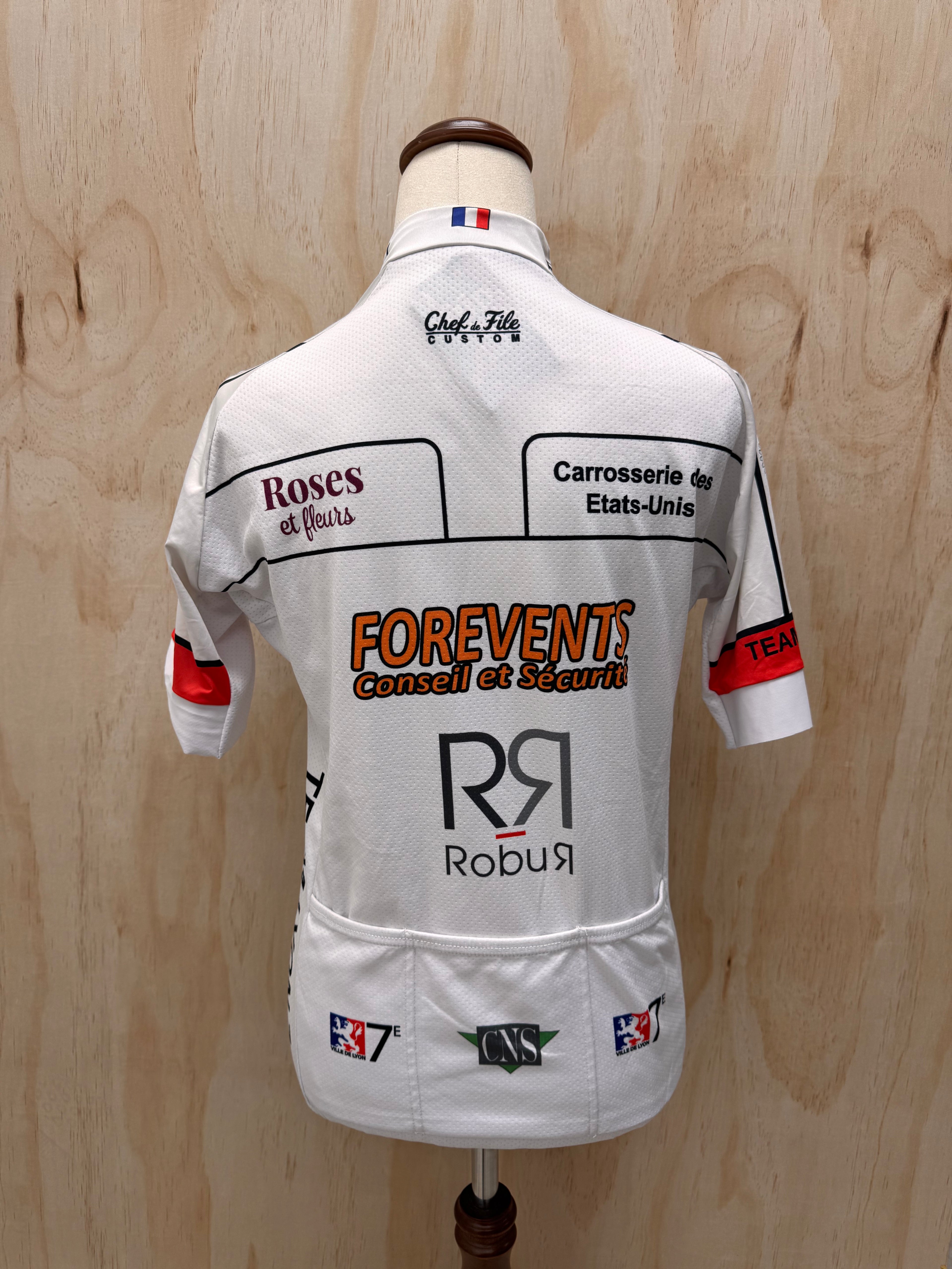 Cycling Shirt - Team Lyon 7 - Made in Italy - Size M