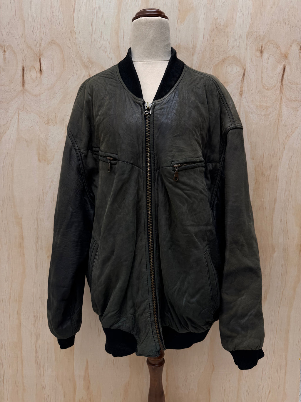 Lambs leather bomber jacket -Rosner - EU52