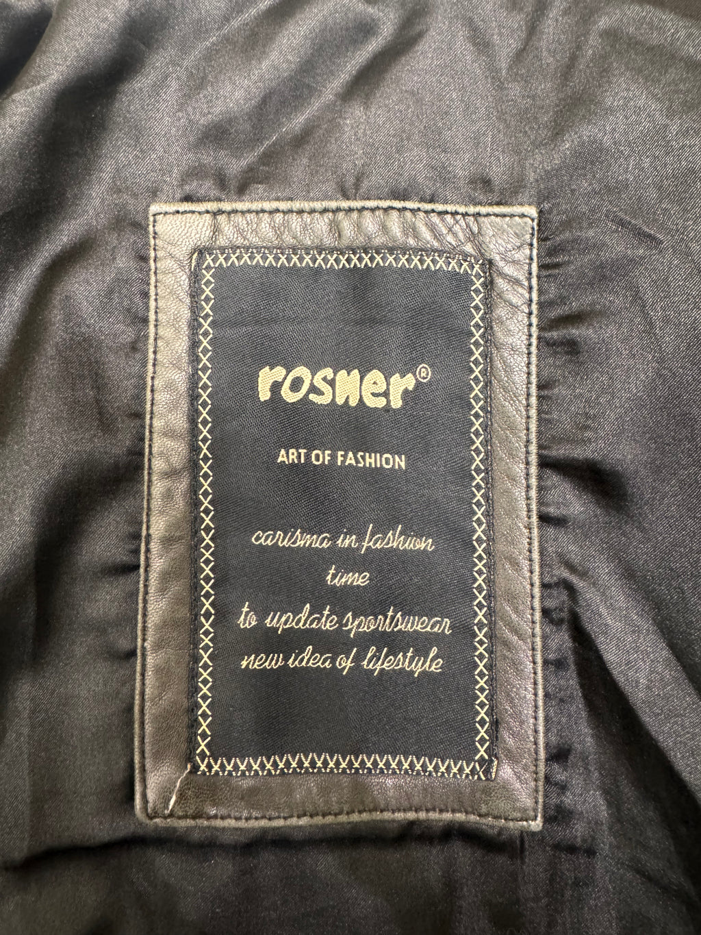 Lambs leather bomber jacket -Rosner - EU52