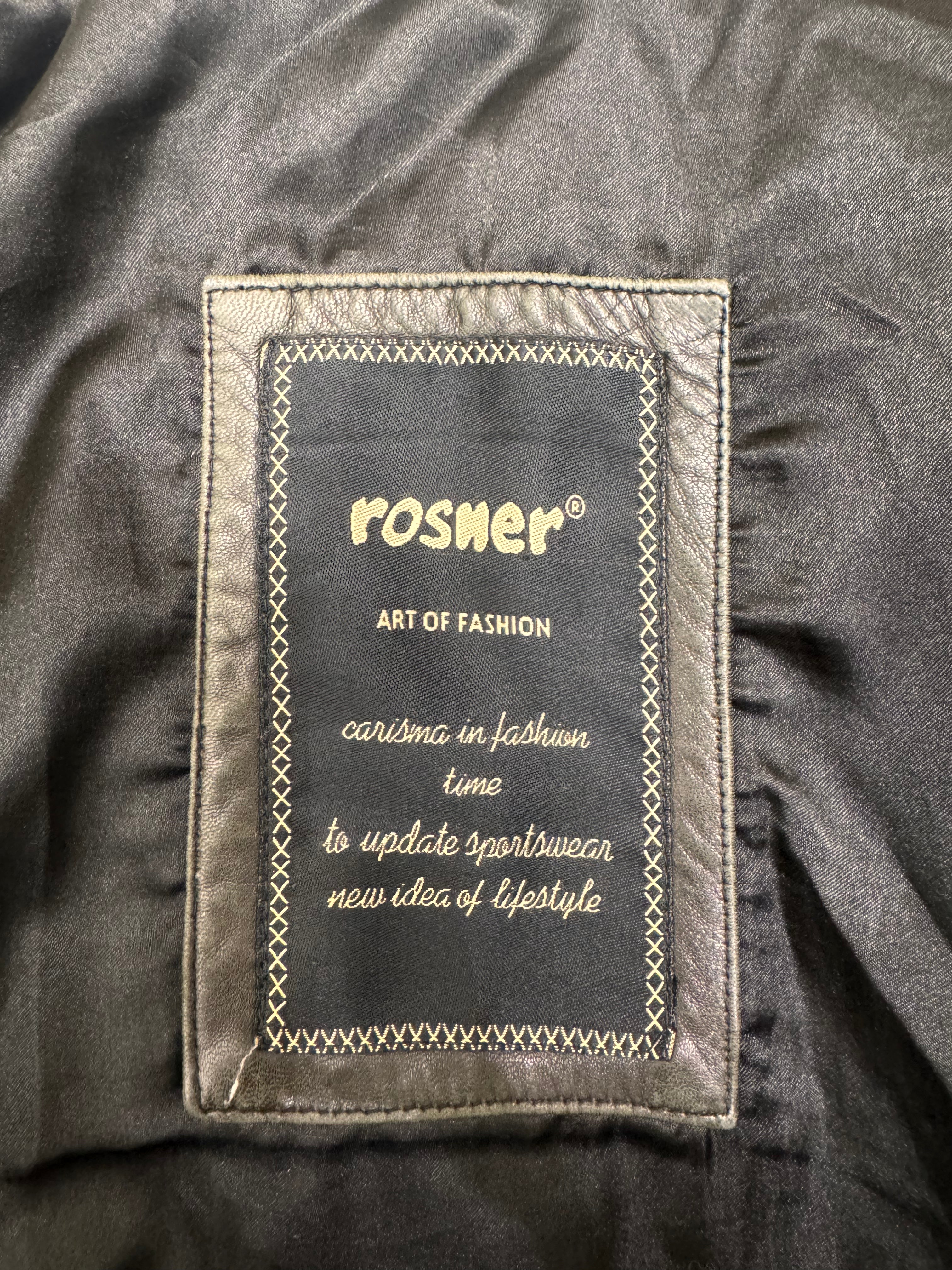 Lambs leather bomber jacket -Rosner - EU52