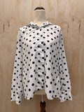Polka dot blouse - Marcelle Griffon - NZ Large