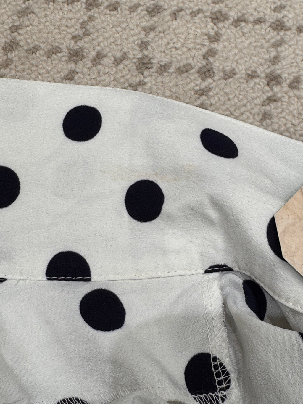 Polka dot blouse - Marcelle Griffon - NZ Large
