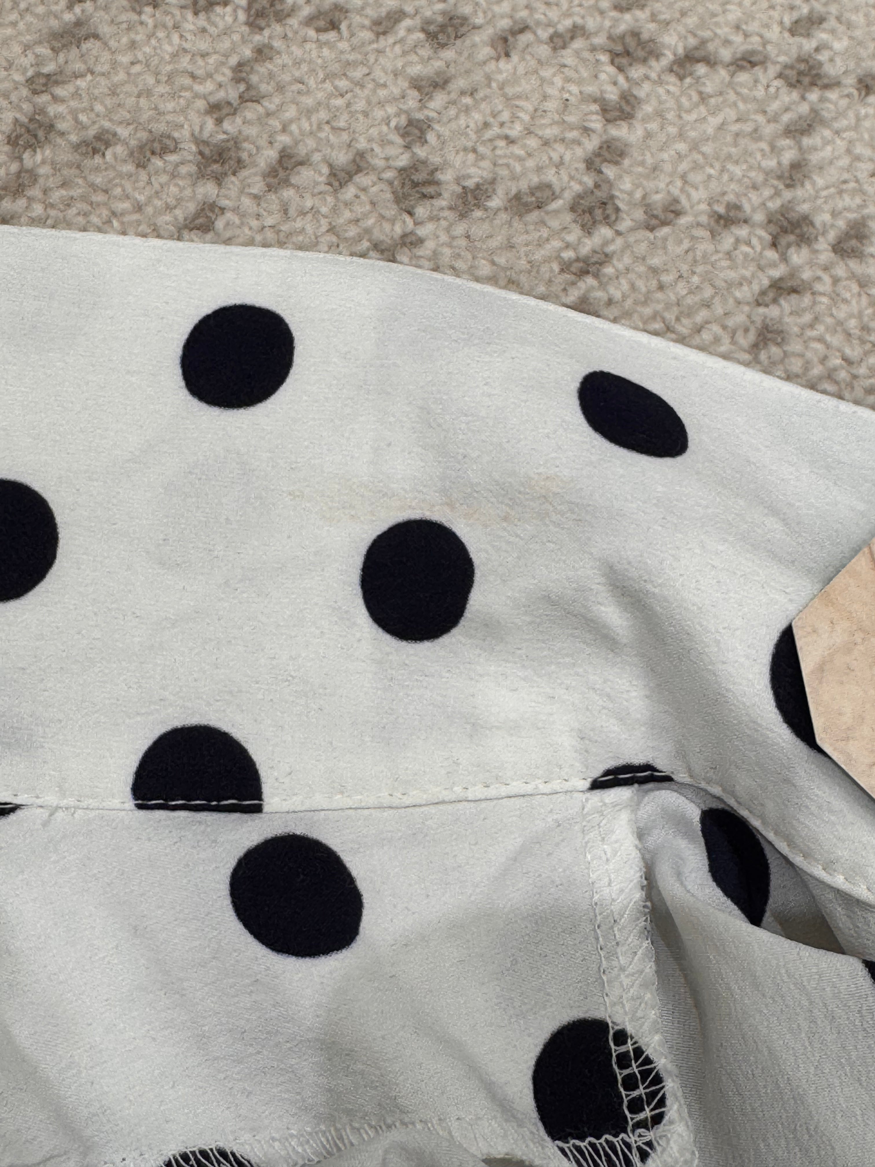 Polka dot blouse - Marcelle Griffon - NZ Large