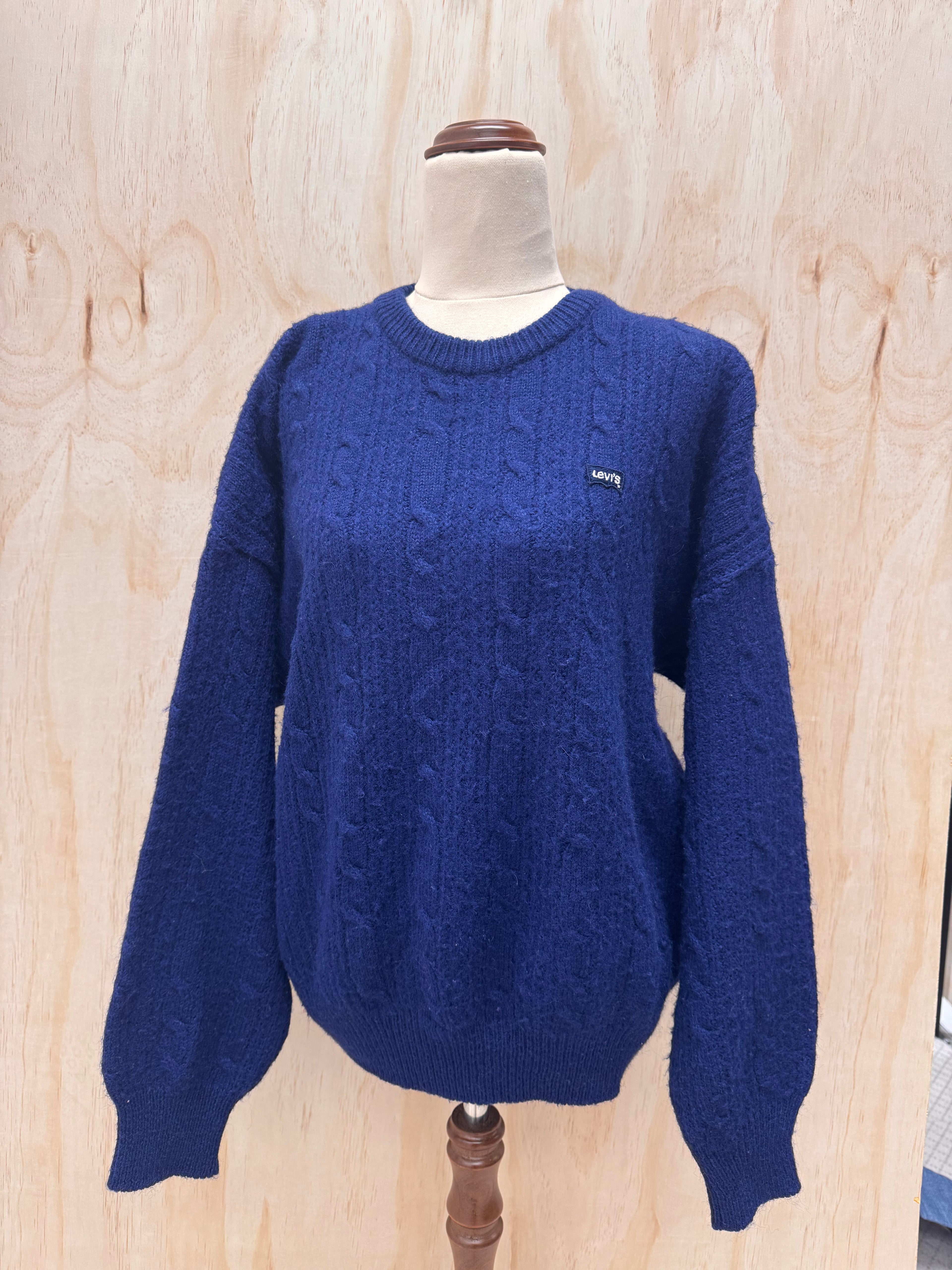 Levi’s vintage wool mix cable knit - made in Italy - Large