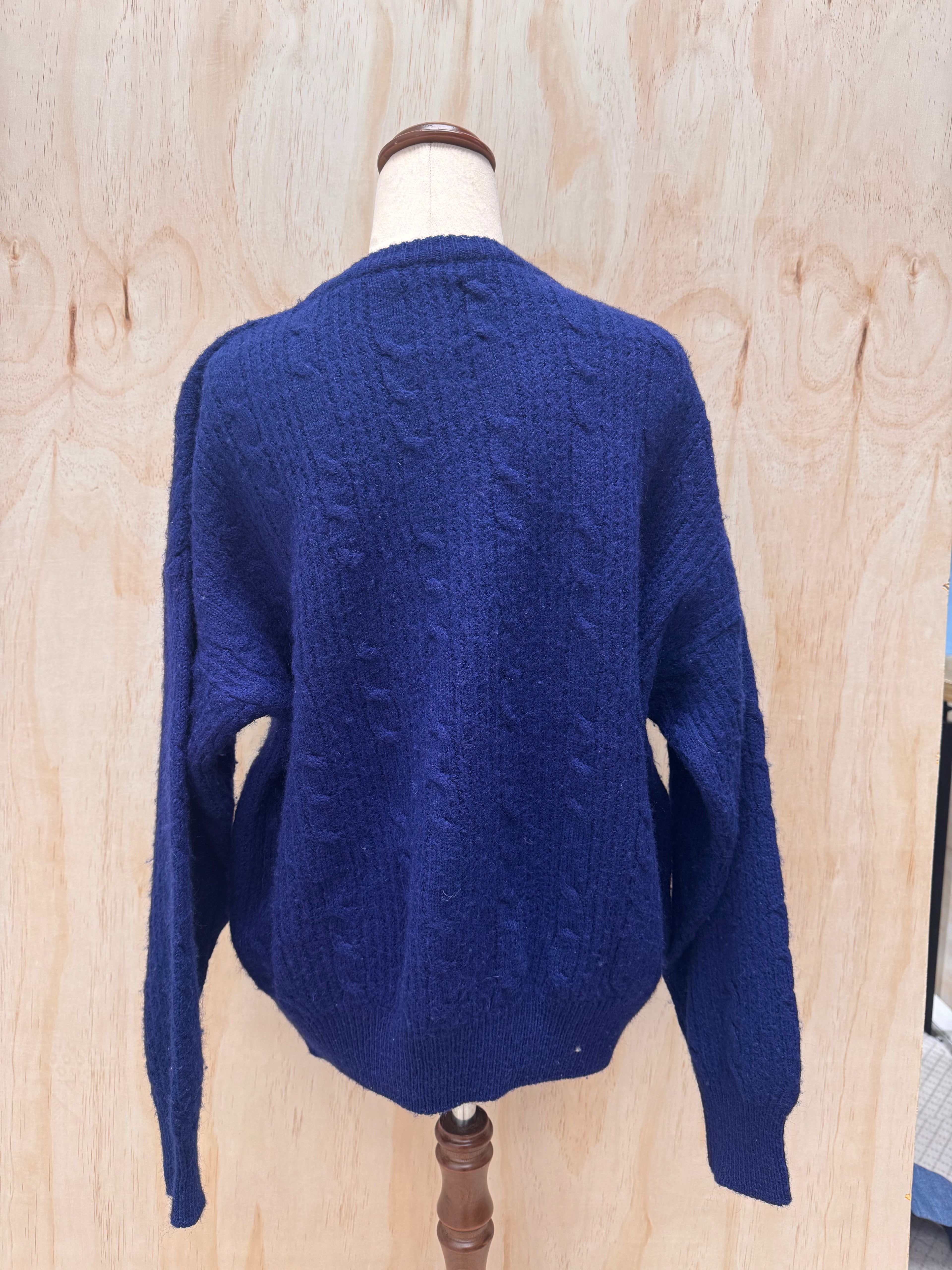 Levi’s vintage wool mix cable knit - made in Italy - Large