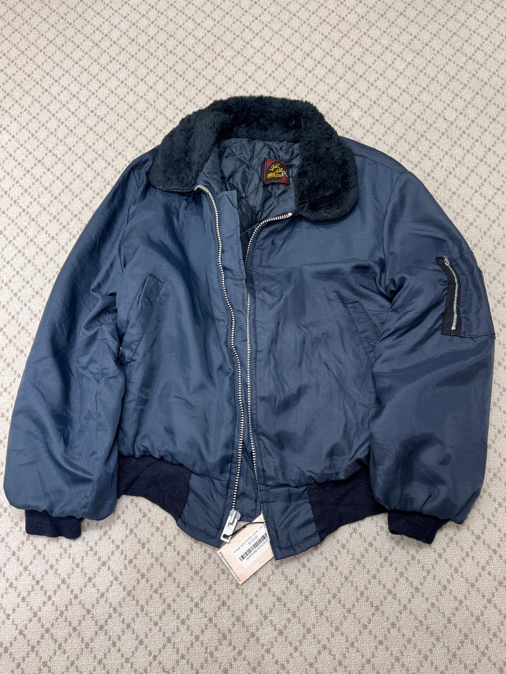 Vintage Nylon Bomber Jacket - John Blair
