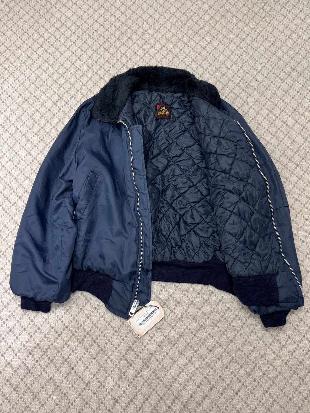 Vintage Nylon Bomber Jacket - John Blair