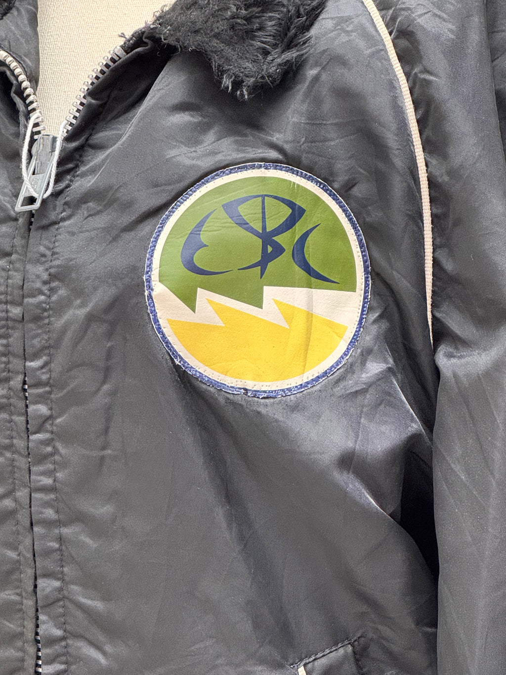 Vintage Nylon Bomber Jacket - Leader brand of Quebec - XS