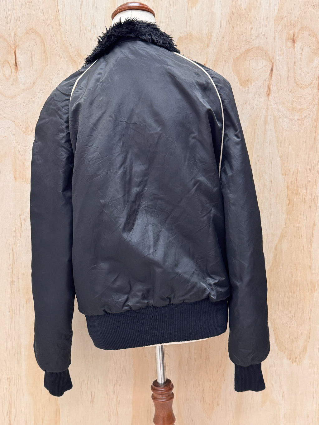 Vintage Nylon Bomber Jacket - Leader brand of Quebec - XS