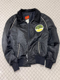 Vintage Nylon Bomber Jacket - Leader brand of Quebec - XS