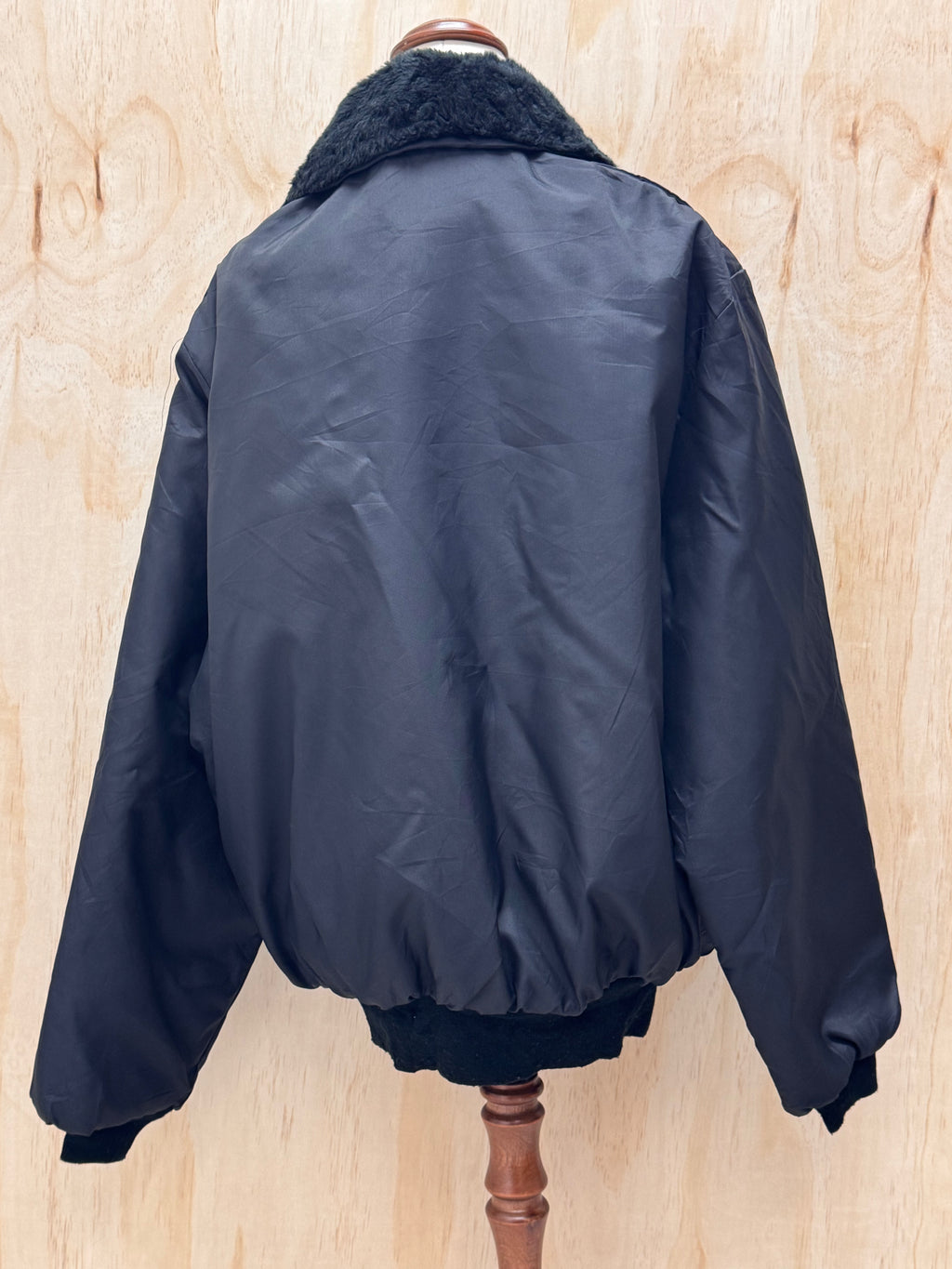 Vintage Nylon Bomber Jacket - Gall Inc - The Commander - Made in the USA - XL