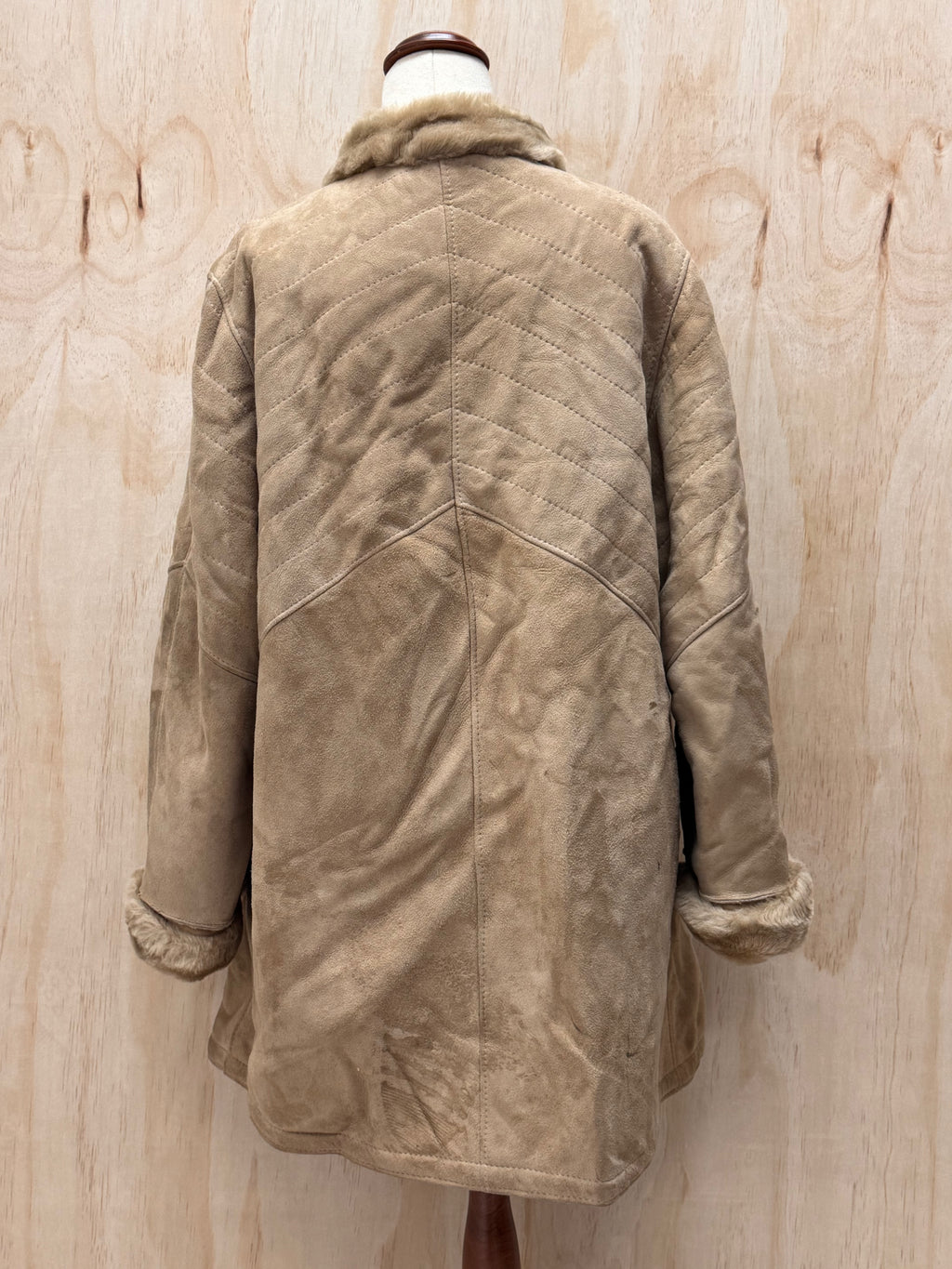 Shearling Jacket - Leder Cris - Made in Spain - Large
