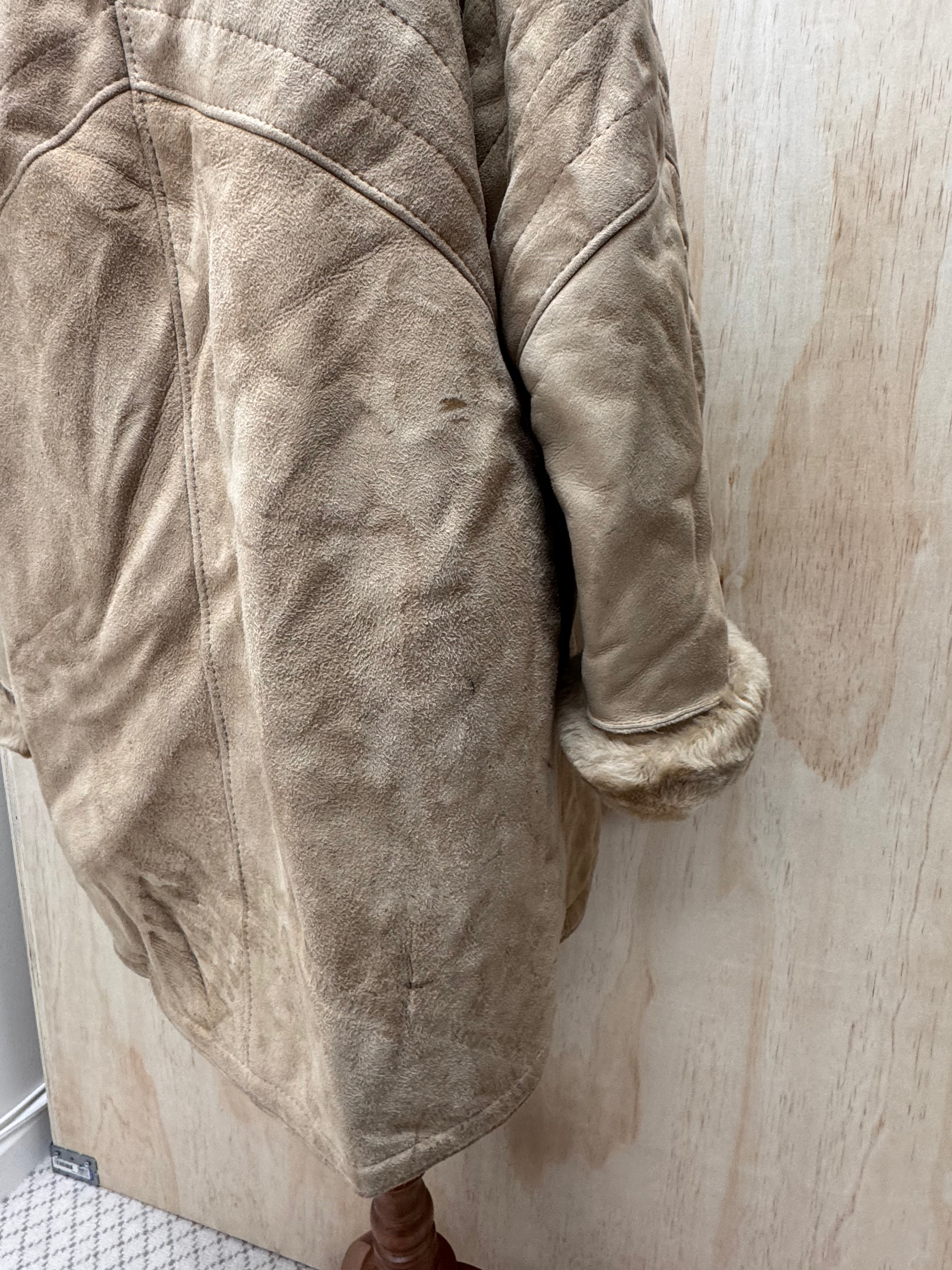 Shearling Jacket - Leder Cris - Made in Spain - Large