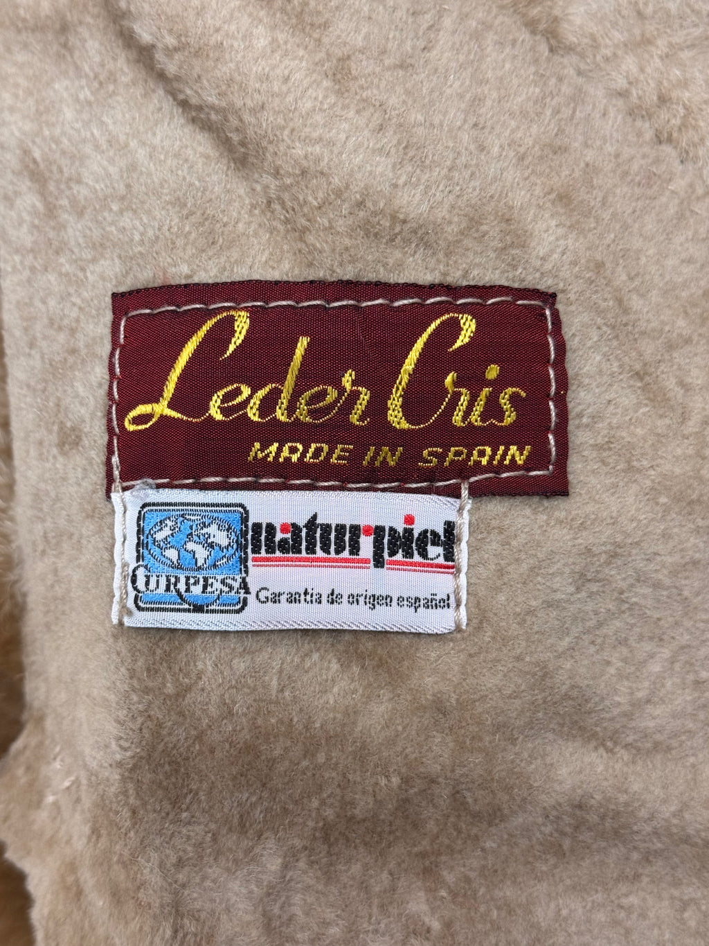 Shearling Jacket - Leder Cris - Made in Spain - Large