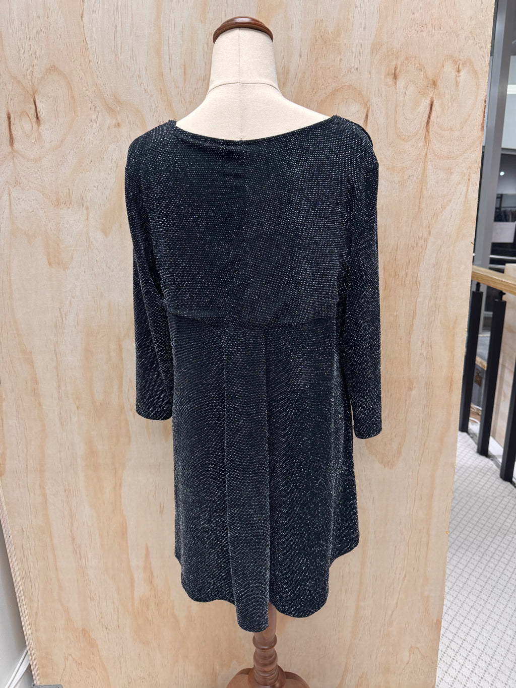 Silver Lurex Long top / short dress - NZ14