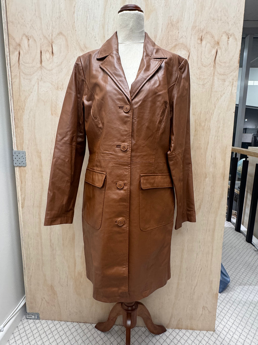 Bonprix Collection - Leather Jacket - EU42 UK16