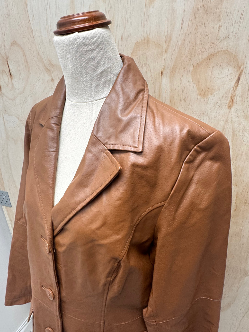 Bonprix Collection - Leather Jacket - EU42 UK16