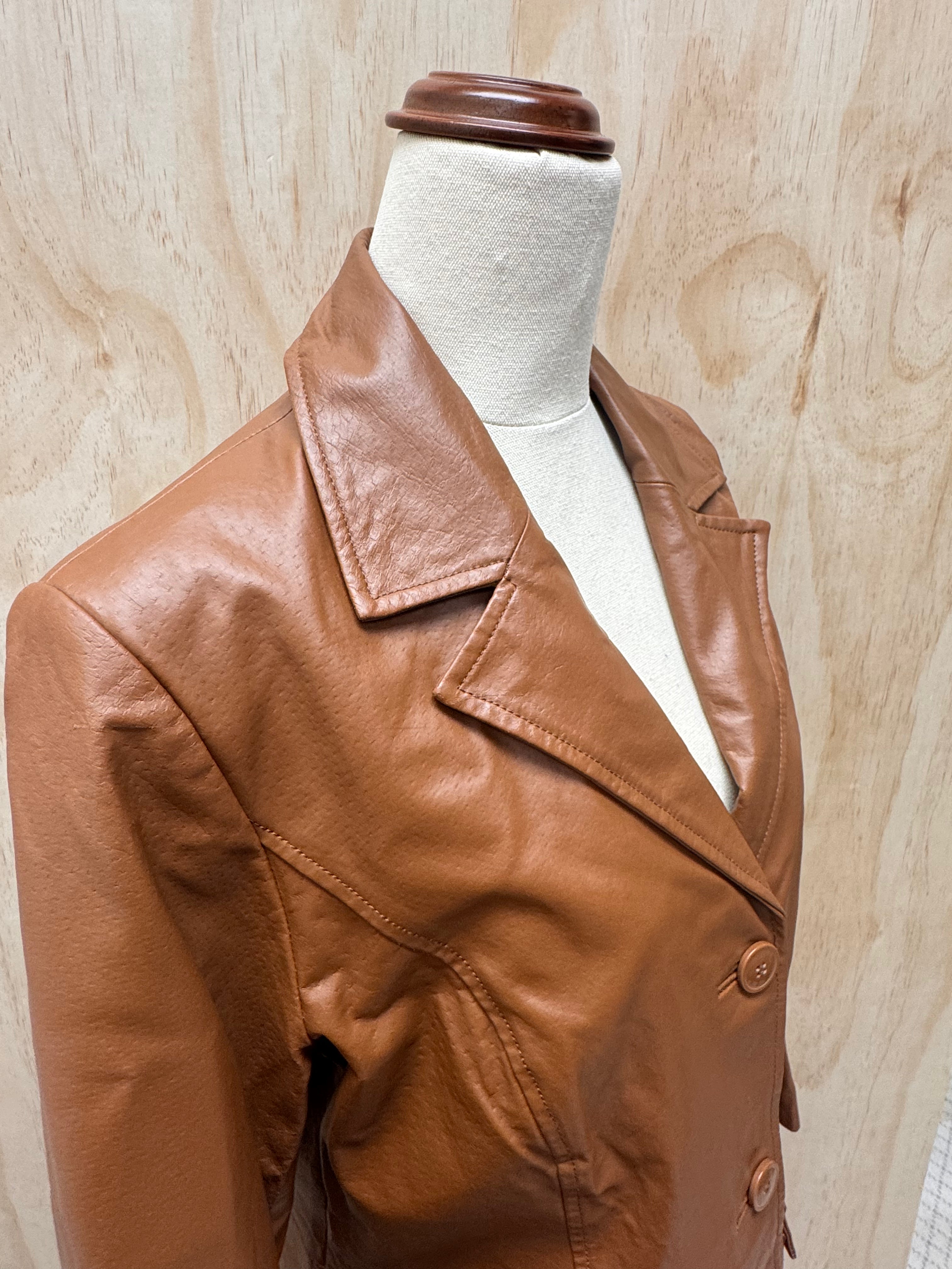 Bonprix Collection - Leather Jacket - EU42 UK16