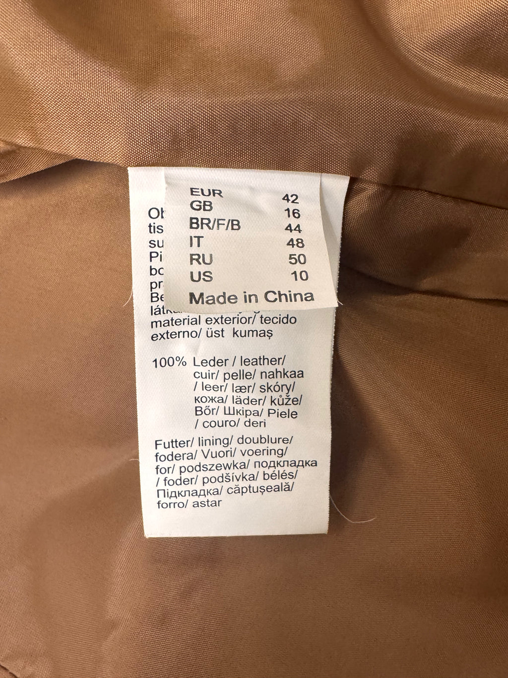 Bonprix Collection - Leather Jacket - EU42 UK16