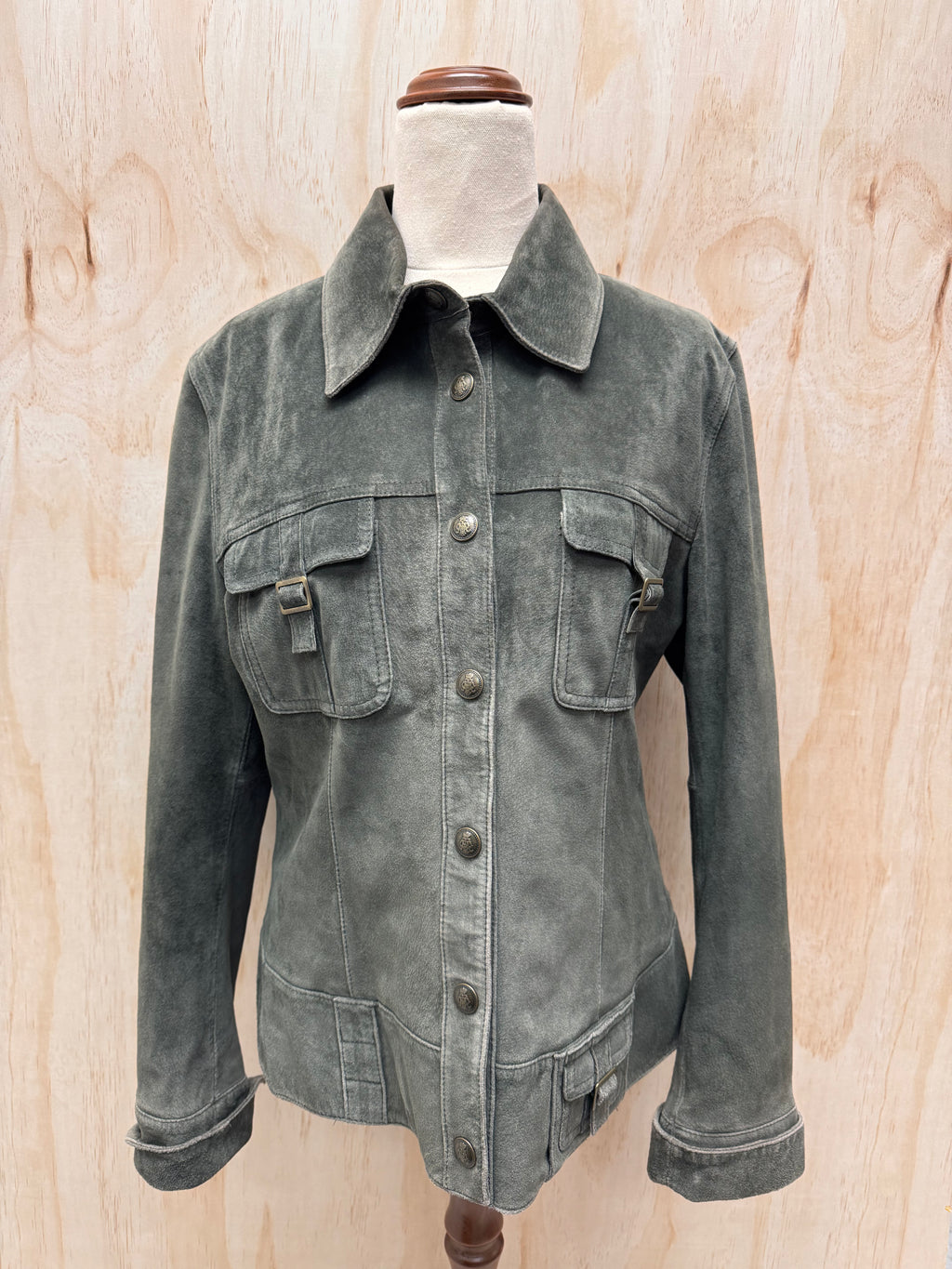 Suede Bomber Jacket - BiBA + pariscop - EU40