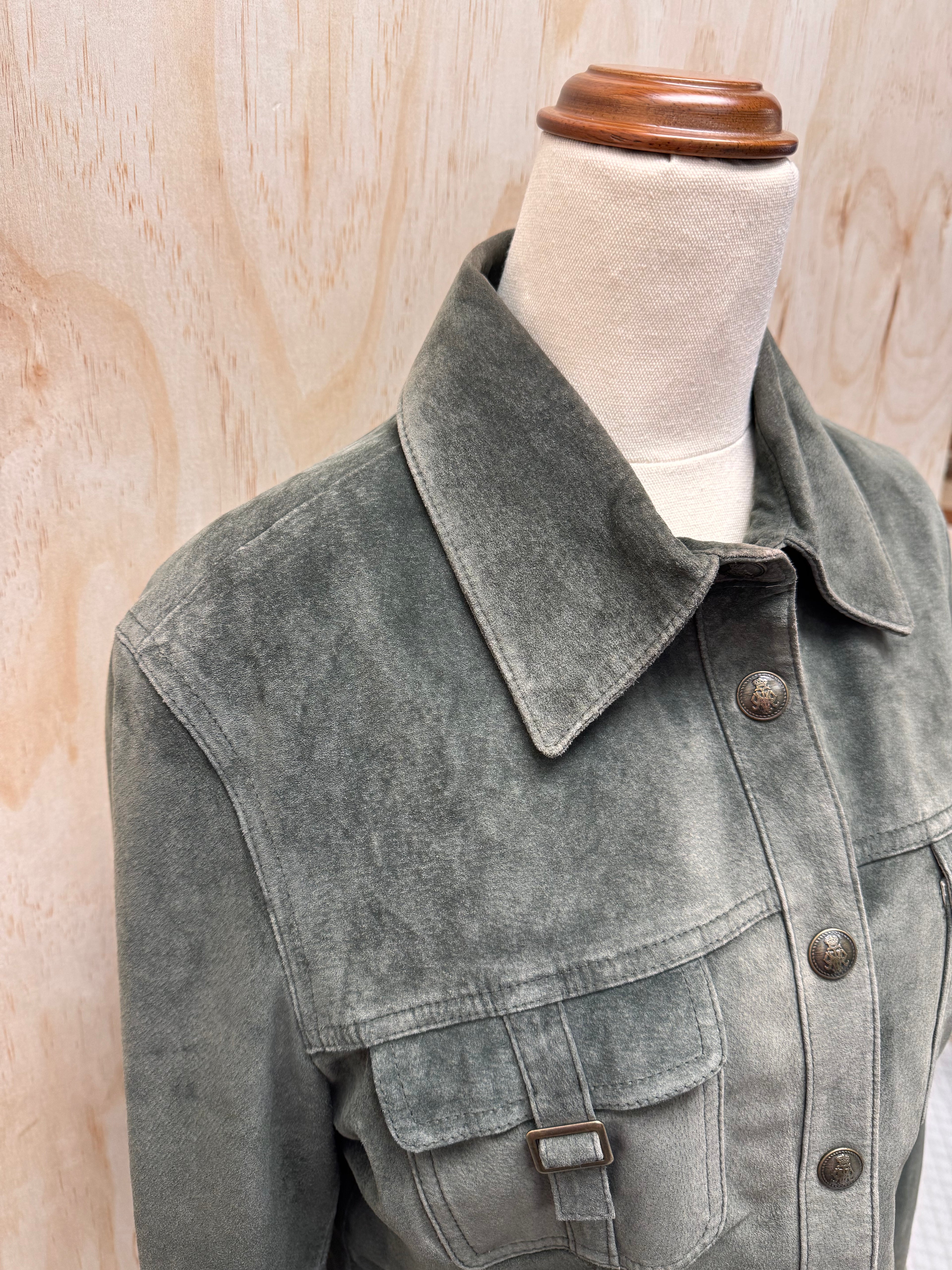 Suede Bomber Jacket - BiBA + pariscop - EU40